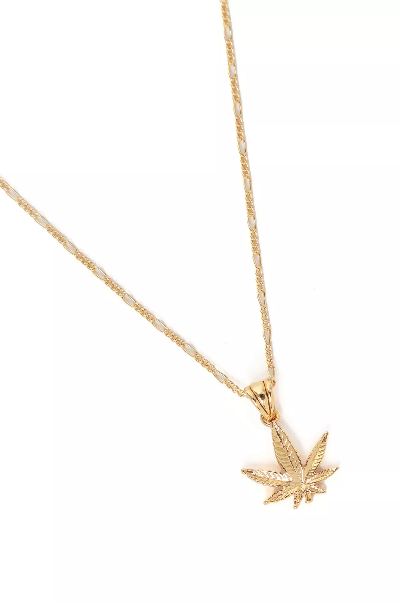 14k Gold Plated Blaze Necklace - Gold