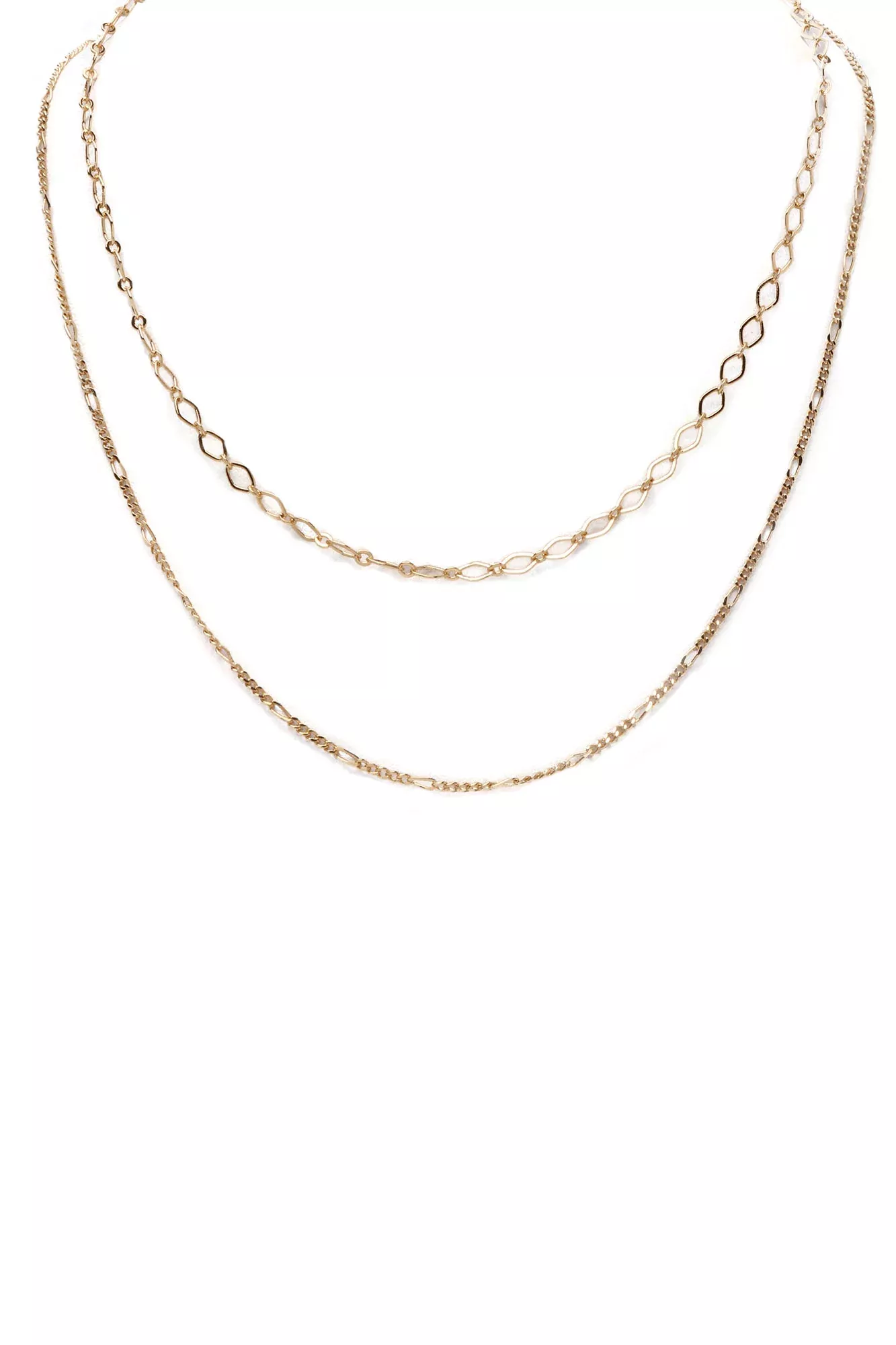 14K Keep It Cute Layered Necklace - Gold