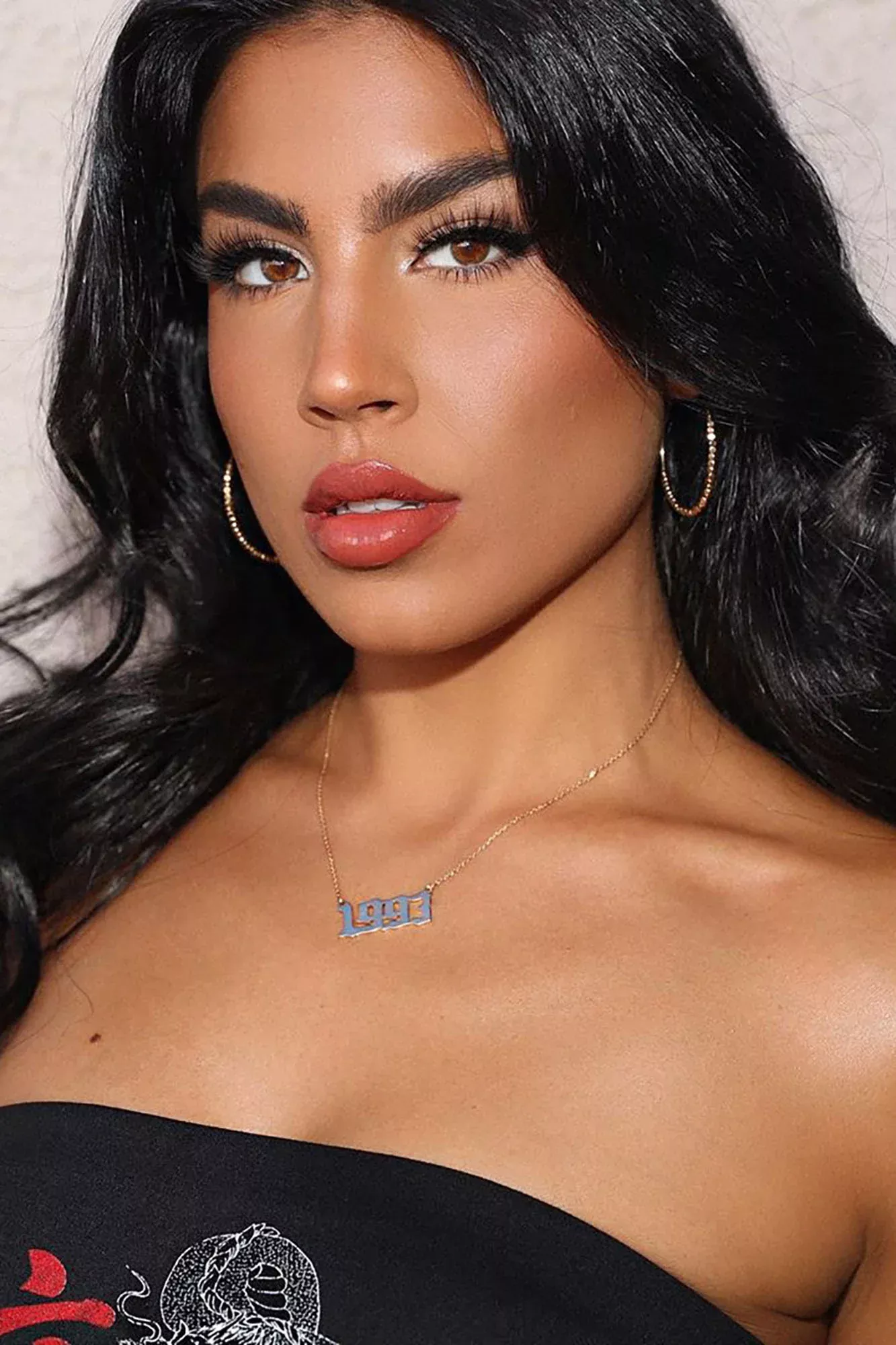 1993 Birth Year Necklace - Gold