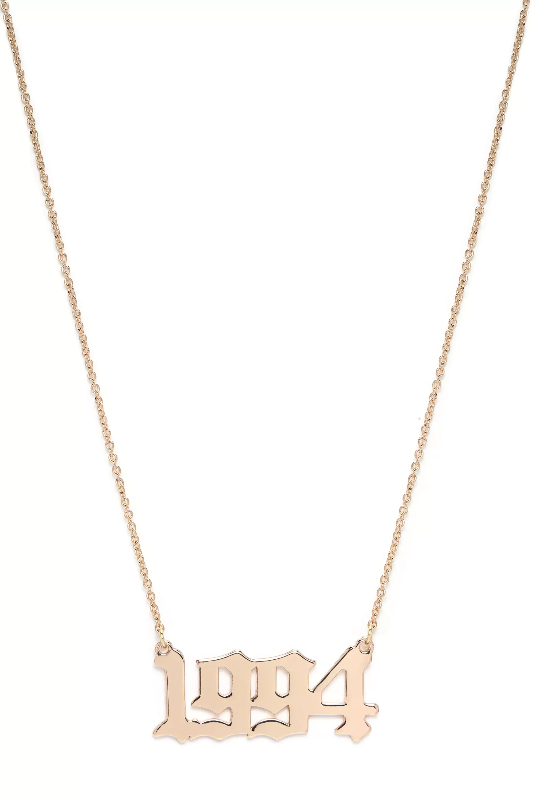 1994 Birth Year Necklace - Gold