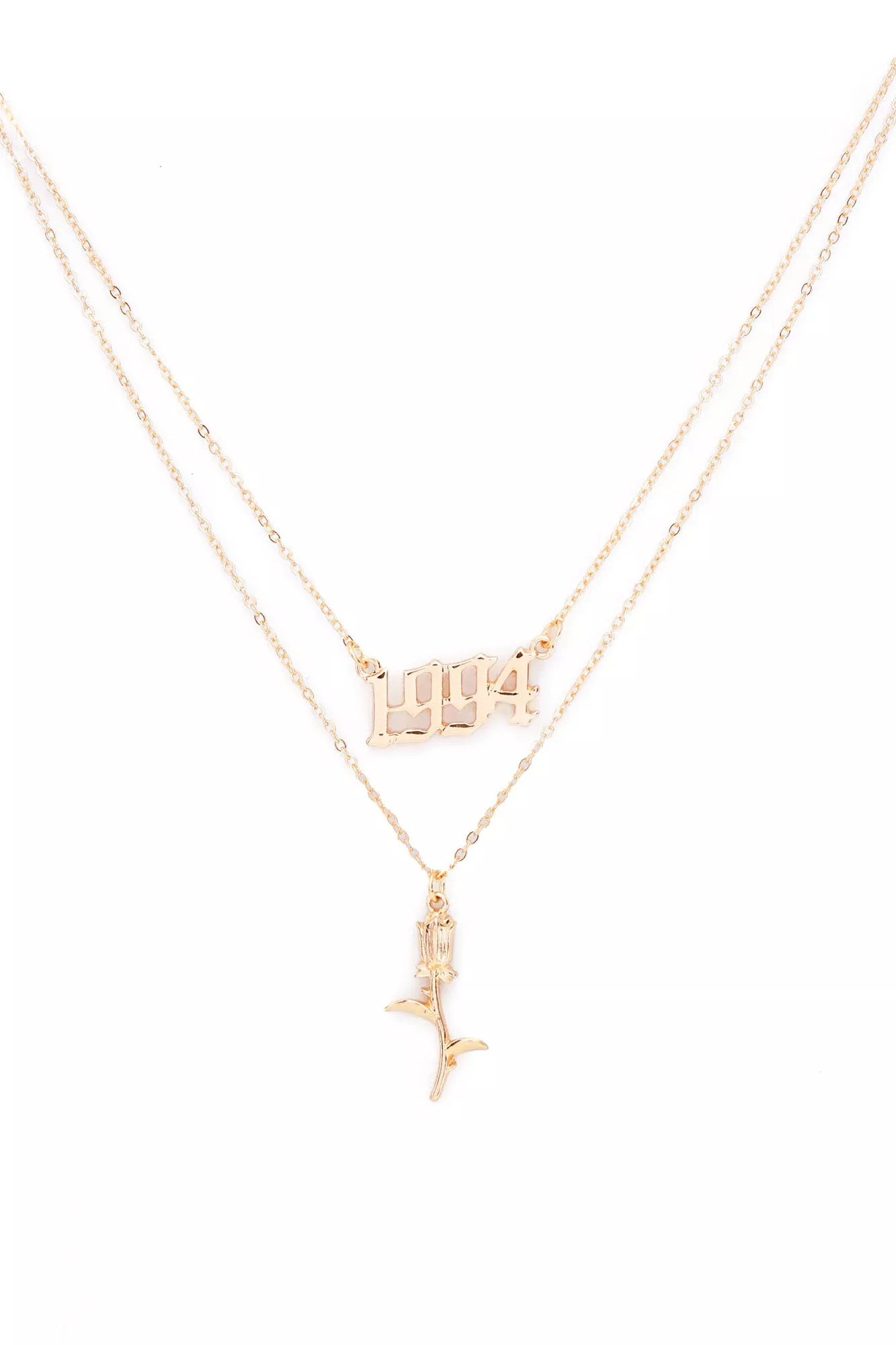 1994 Rose Necklace - Gold