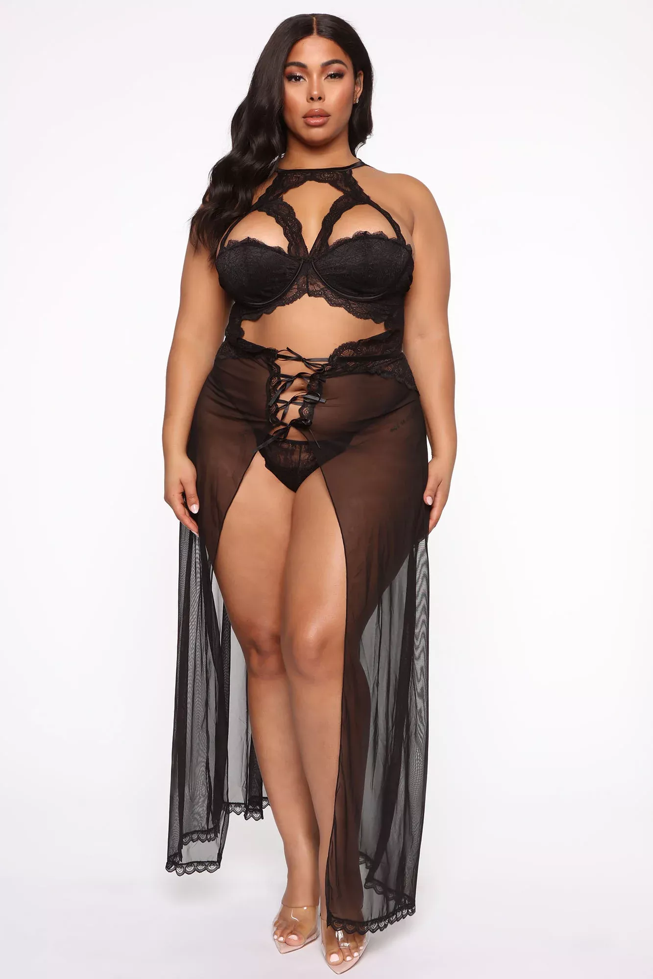 50 Shade Of Babe 2 Piece Set - Black