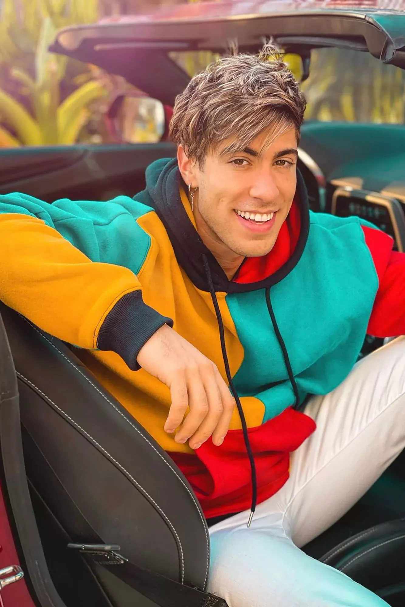 80's Colorblock Hoodie FN - Multi