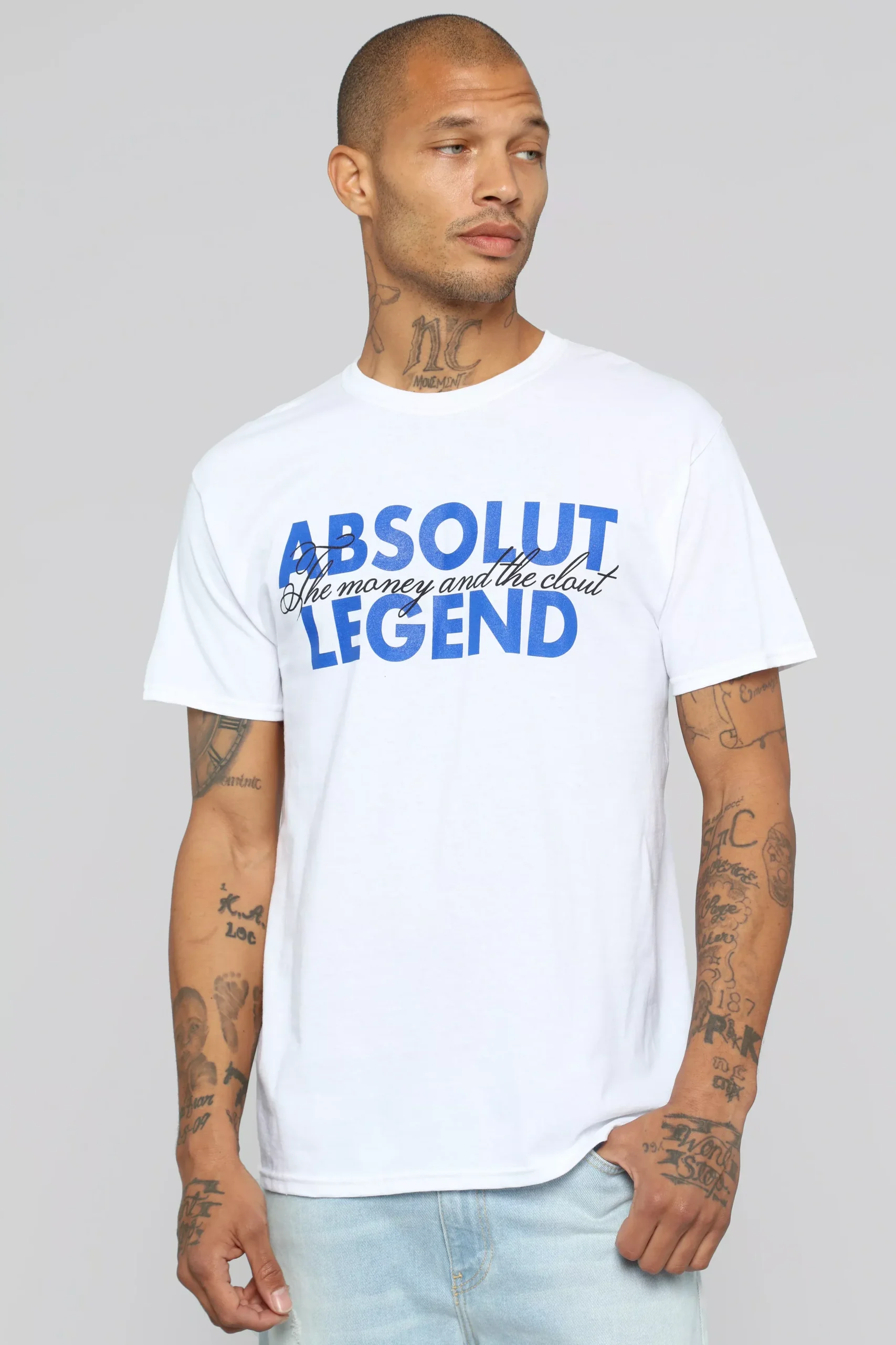 Absolut Legend Short Sleeve Tee - White/Blue