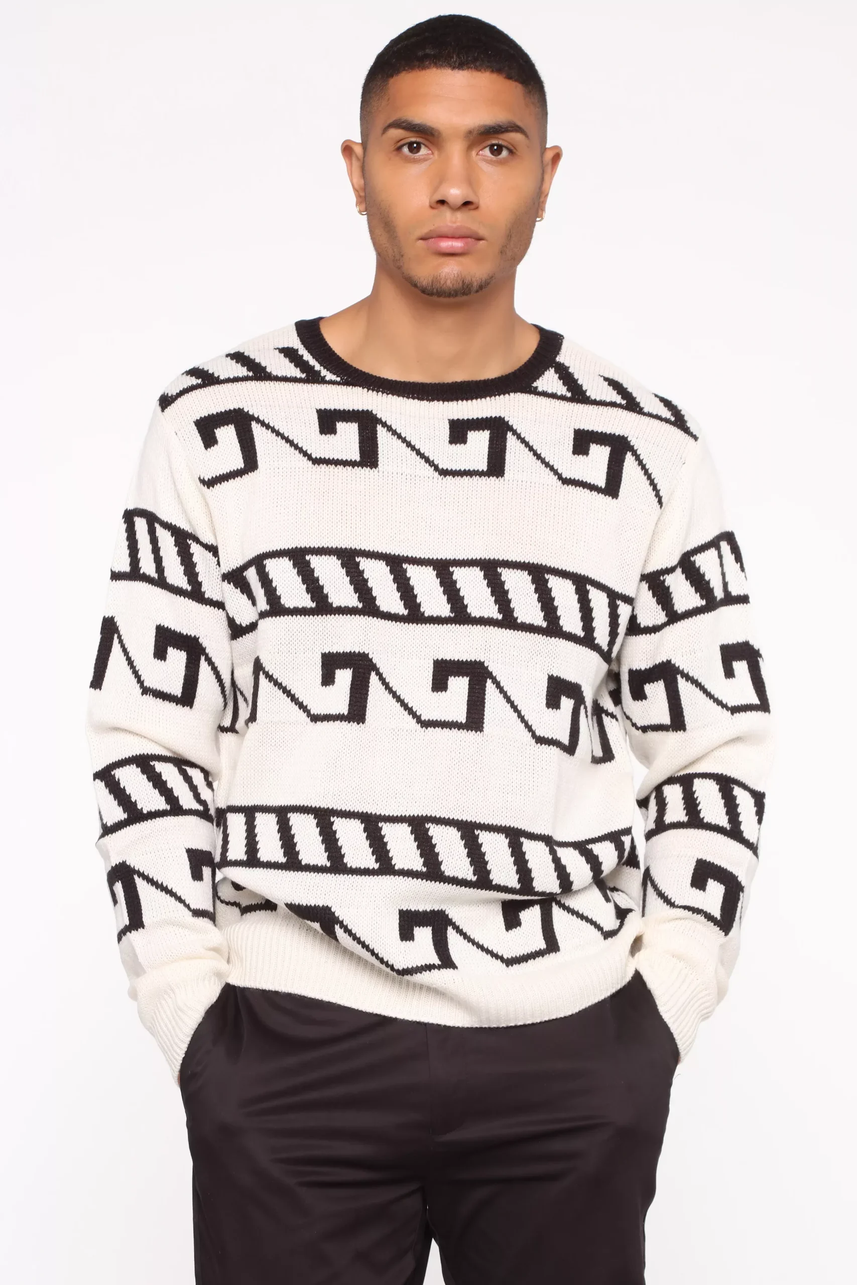 Achilles Sweater - White/combo