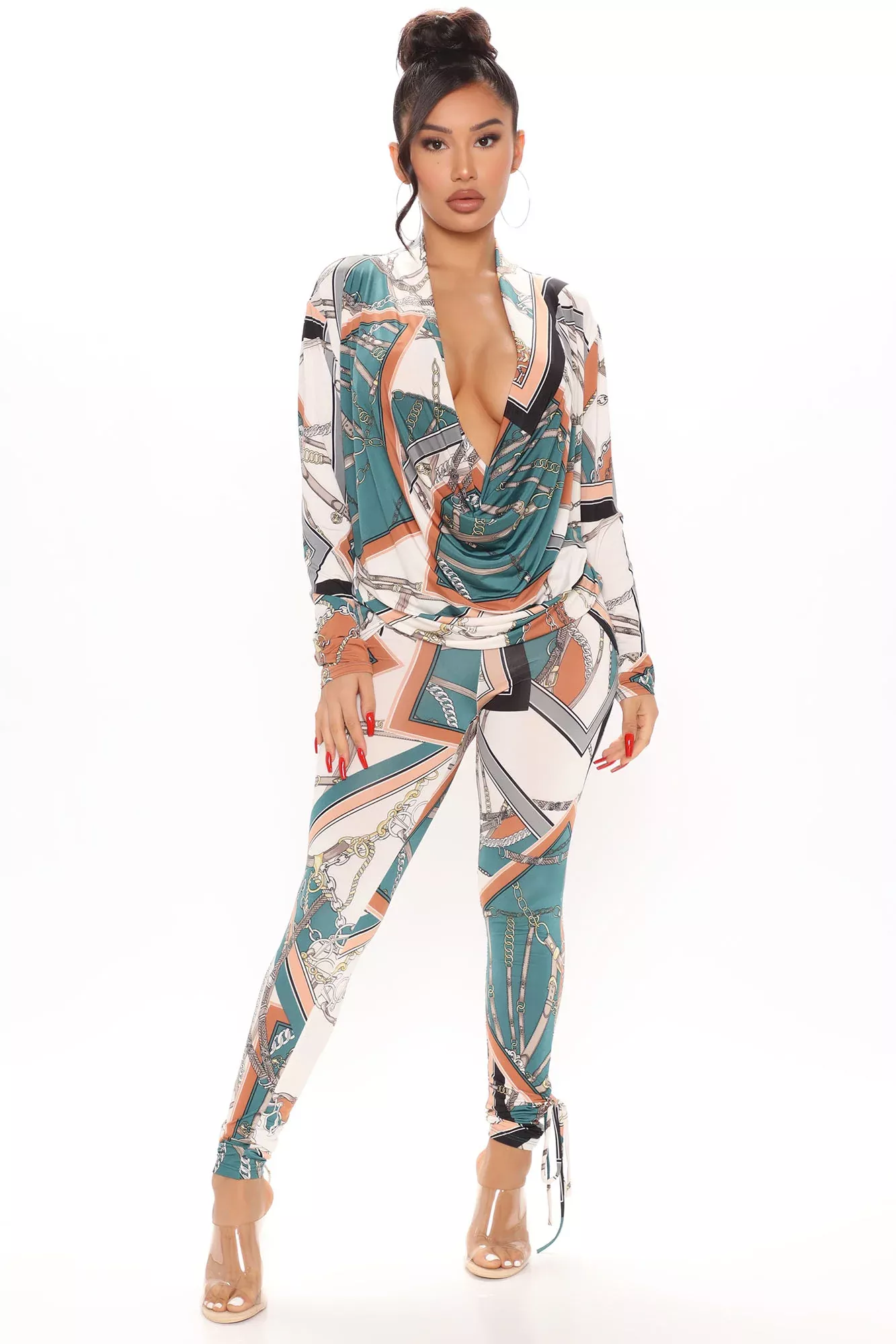 All About Status Legging Set - Jade/Combo