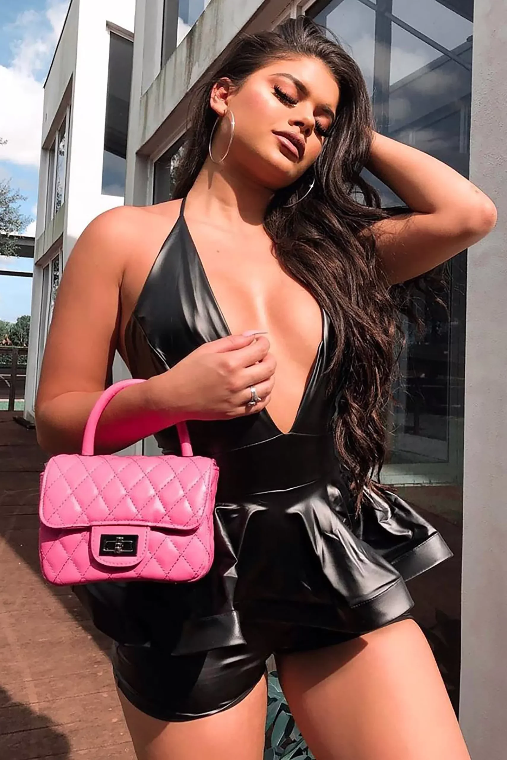 All The Hype Boxy Bag - Hot Pink