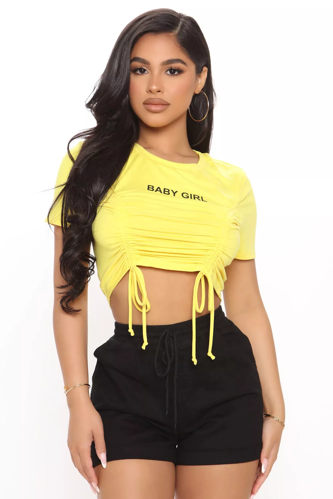 Always Yours Short Sleeve Top - Yellow