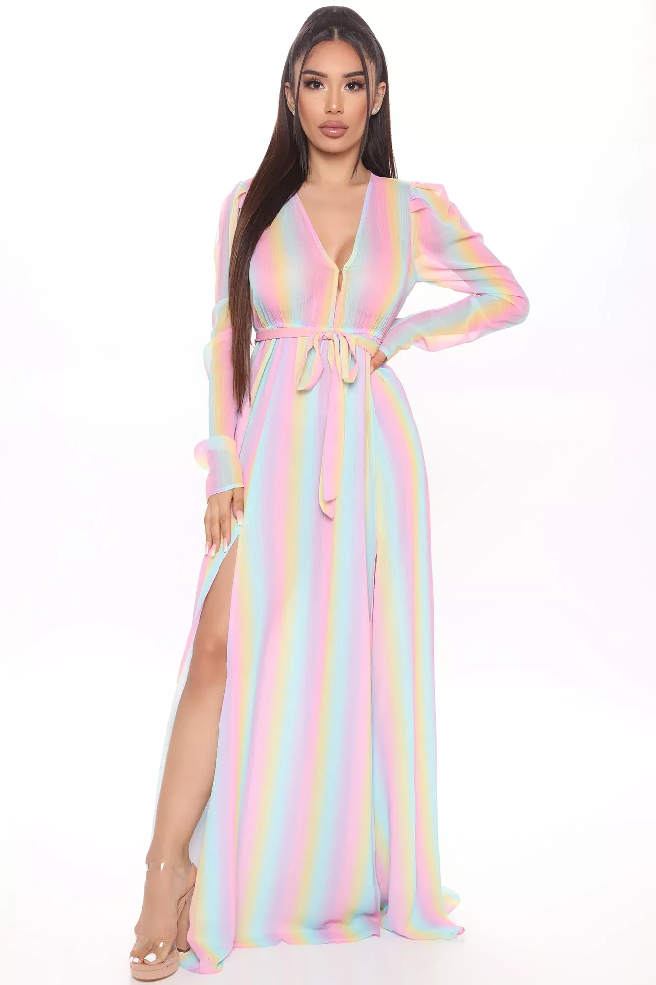 Beach Daydream Swim Cover Up Kimono - Multi Color