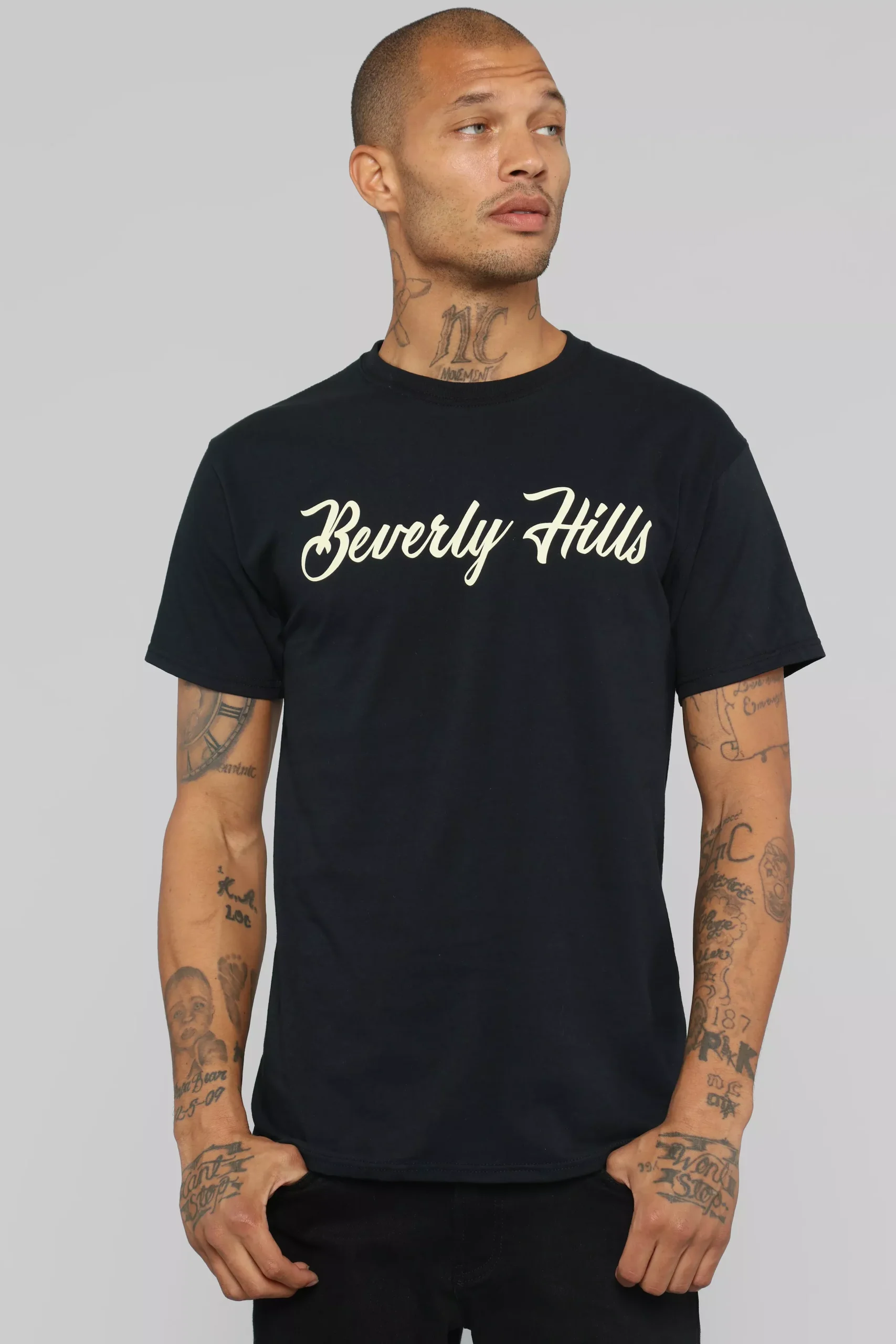 BH Short Sleeve Tee - Black/White
