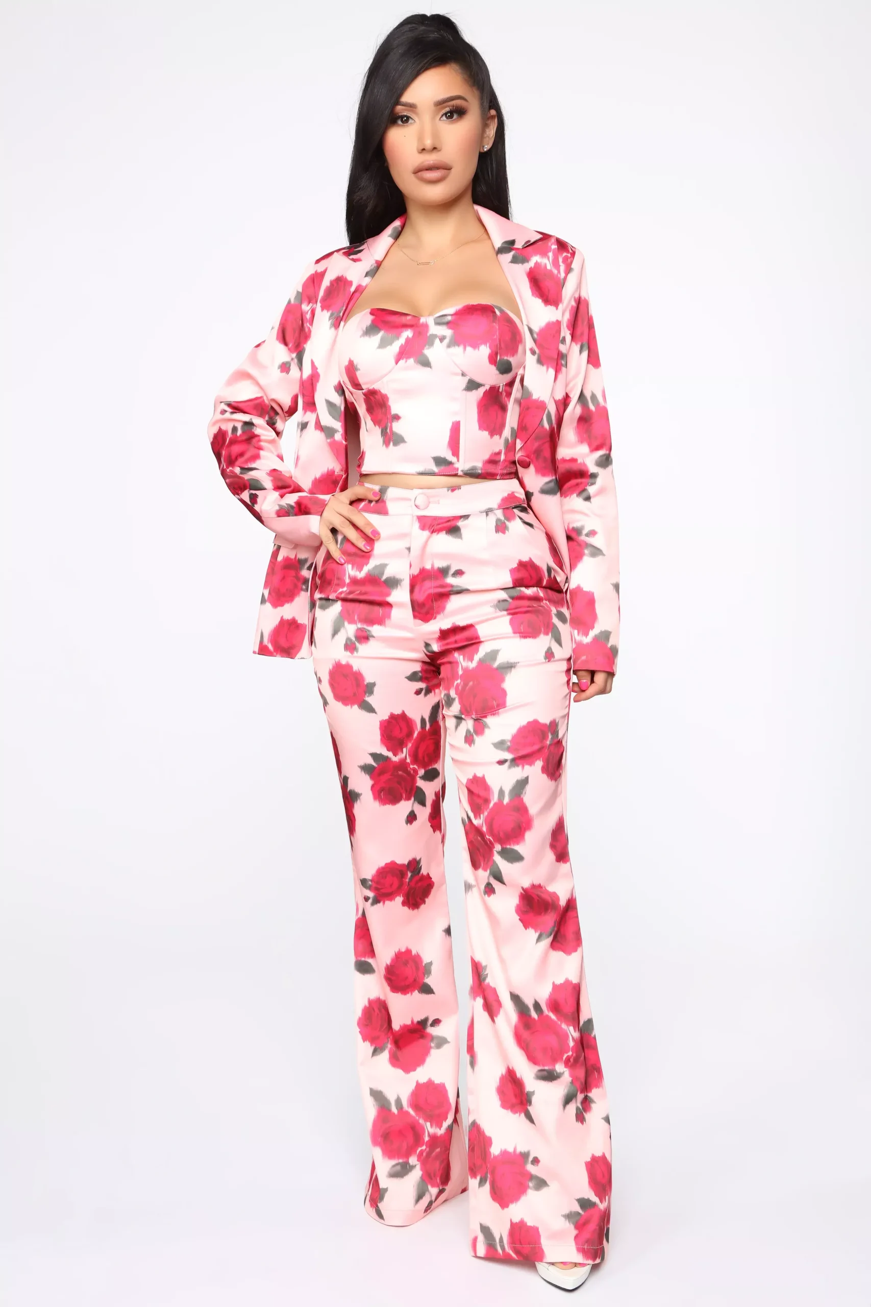 Big Dreams Floral 3 Piece Set - Pink/combo