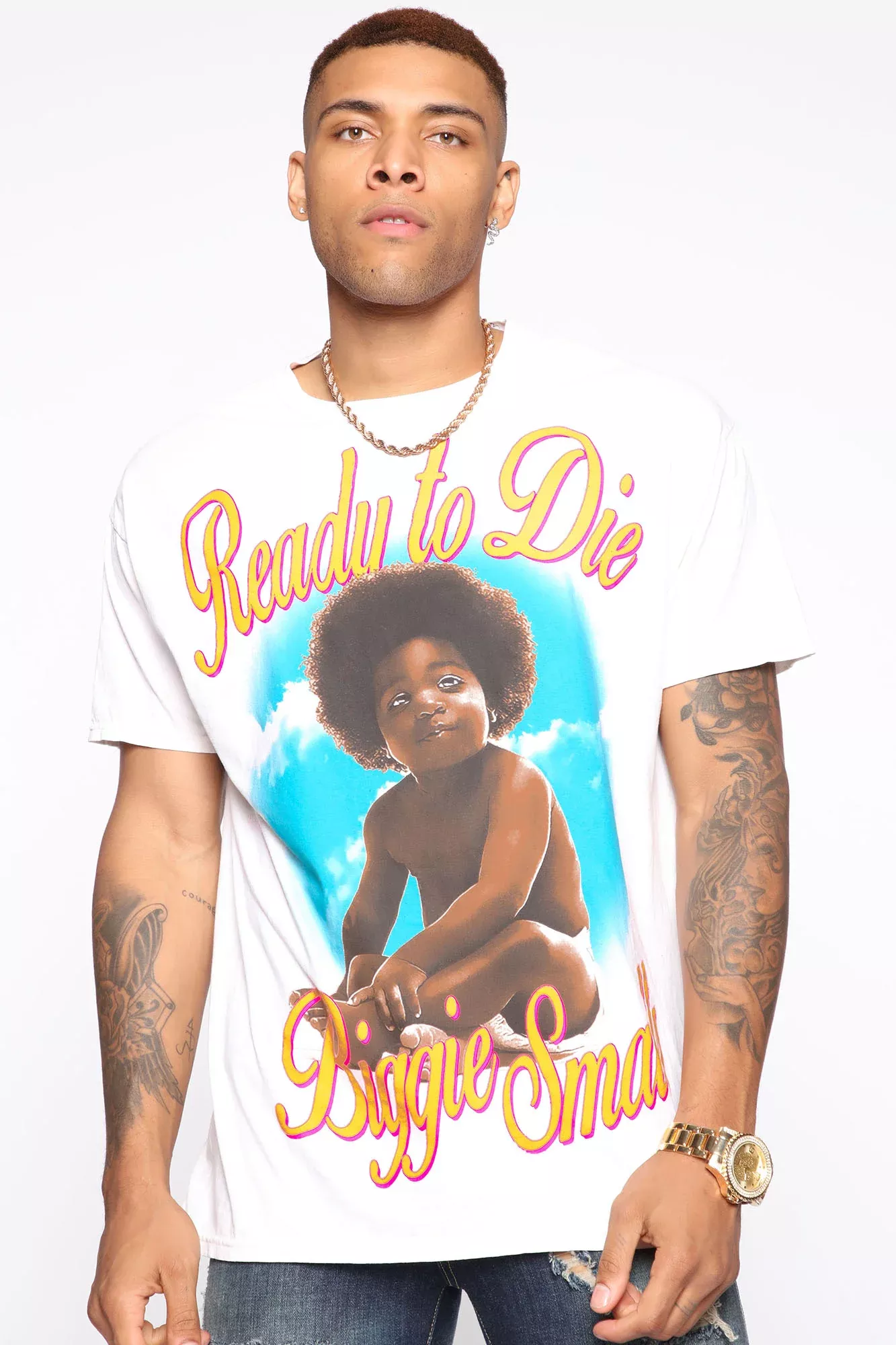 Biggie Baby Special Edition Tee - White/combo