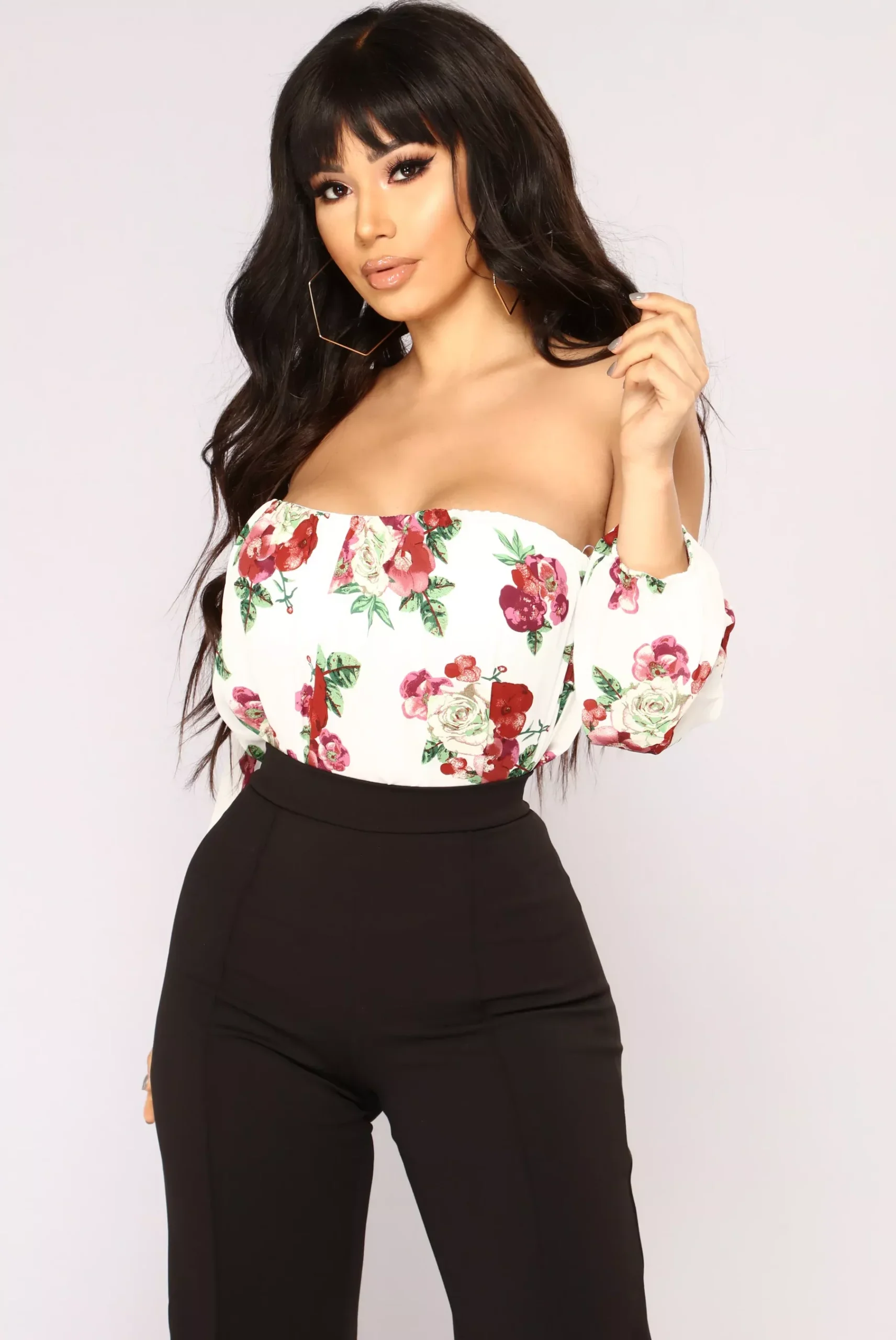 Botanical Garden Vibes Top - Ivory Combo