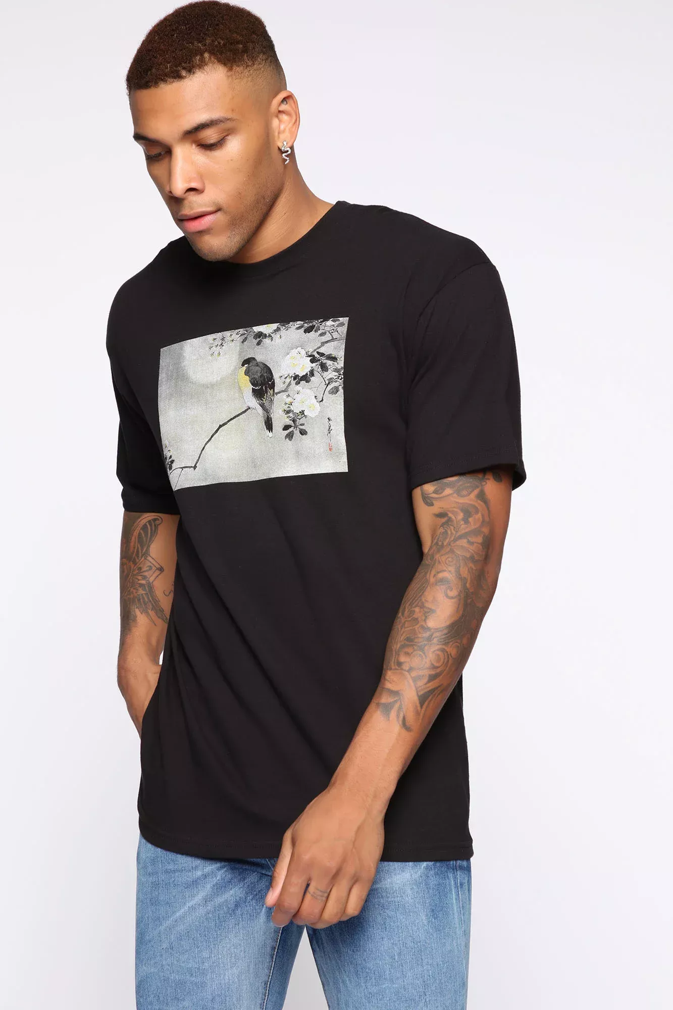Brother Bird Short Sleeve Tee - Black/Combo