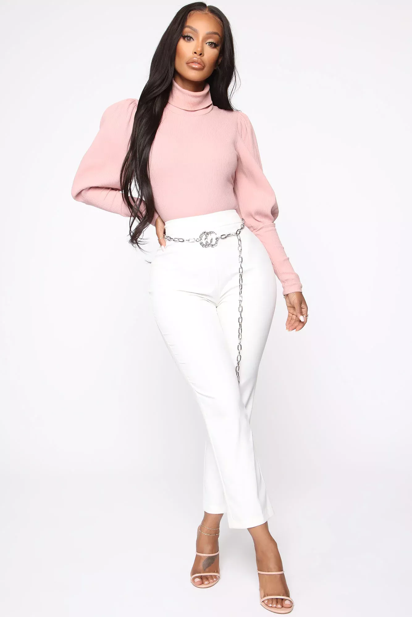 Call Her Up Chain Belt - Silver