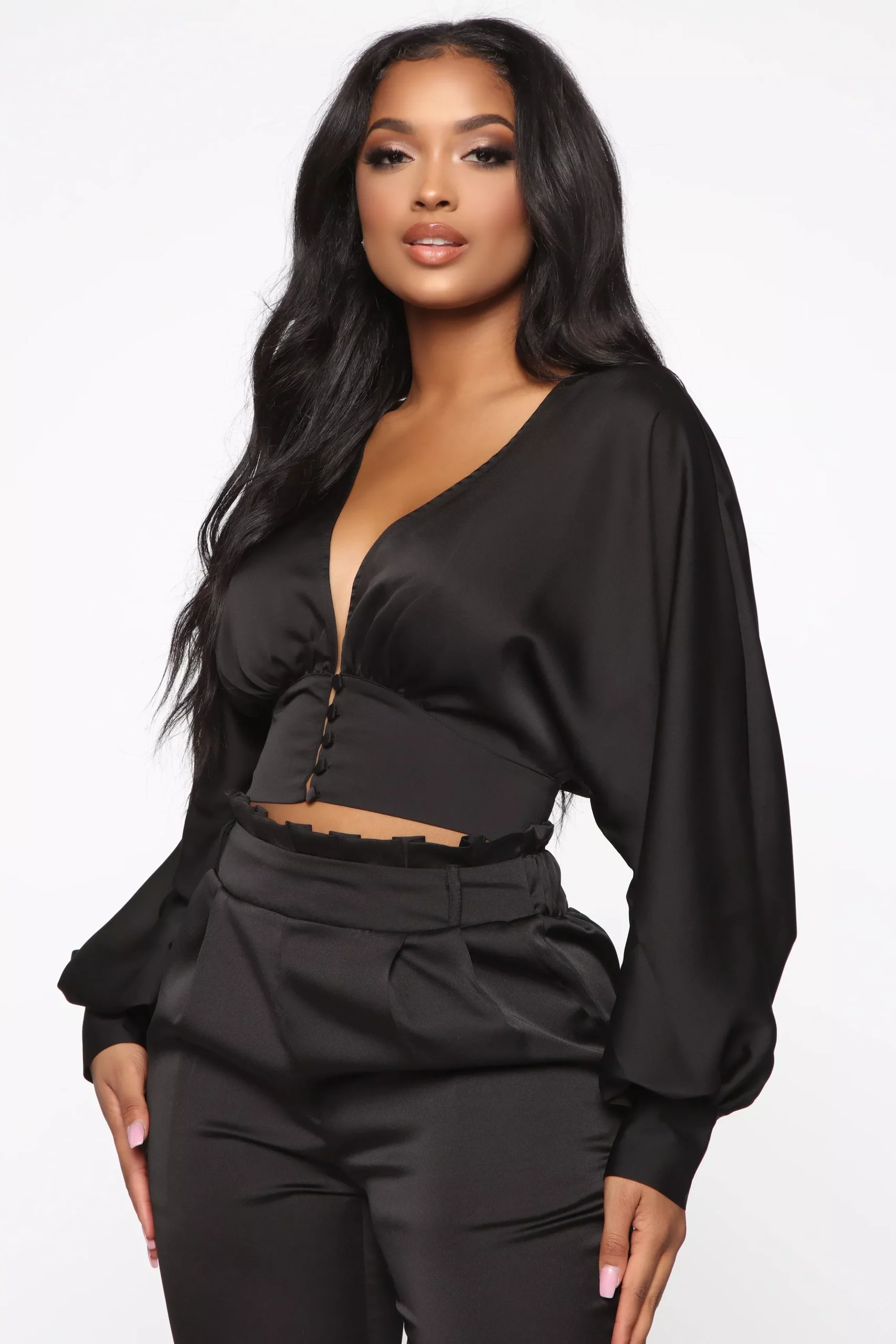 Chasing For Your Love Top - Black