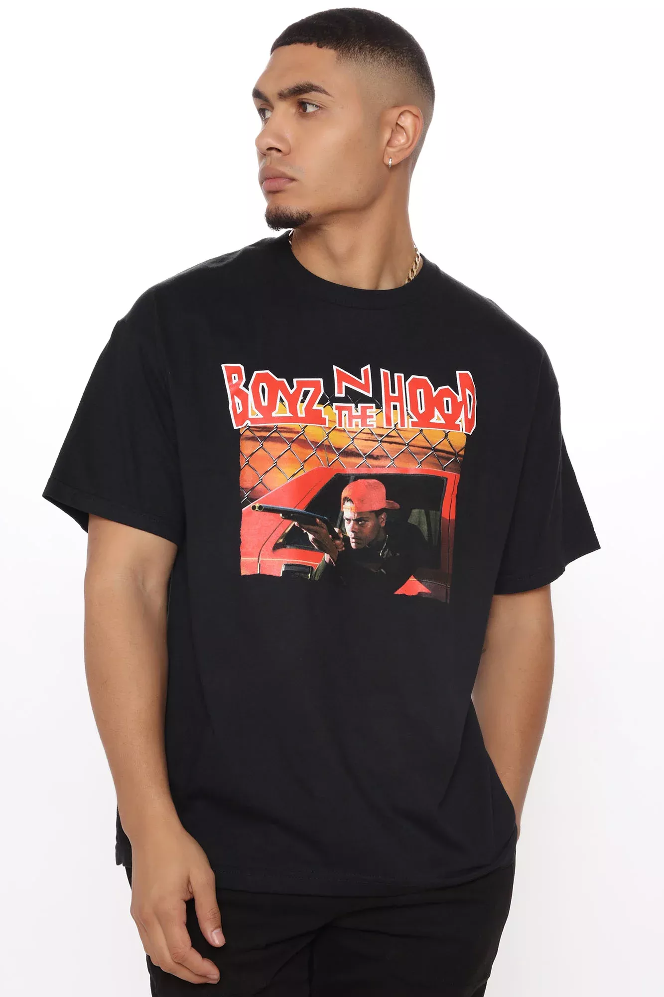 Classic Boyz N The Hood Short Sleeve Tee - Black/combo