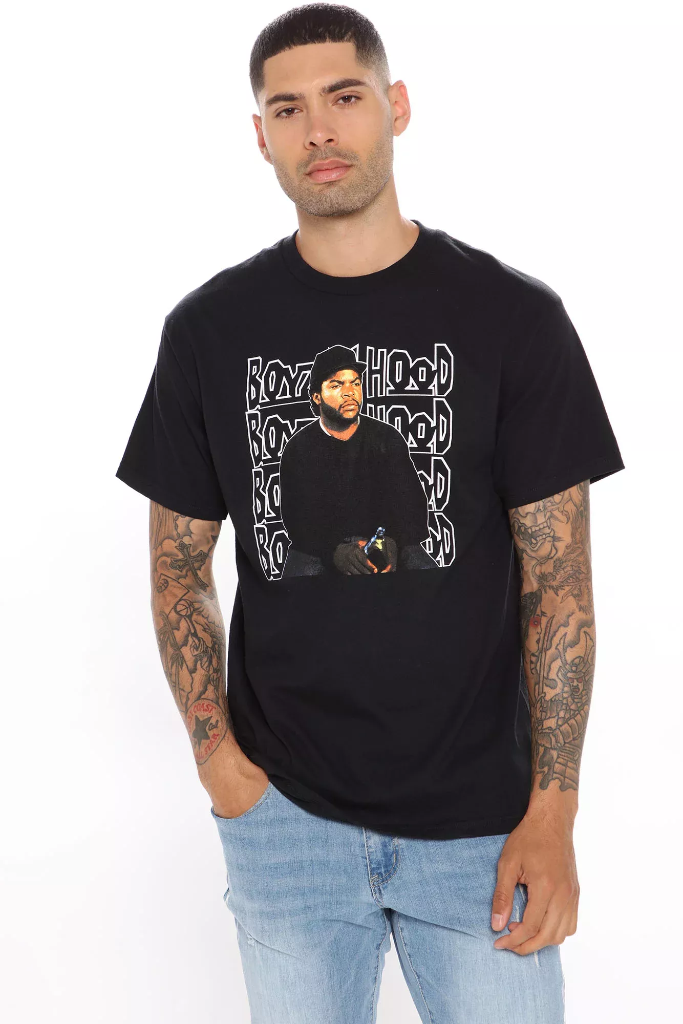 Classic Ice Cube Short Sleeve Tee - Black