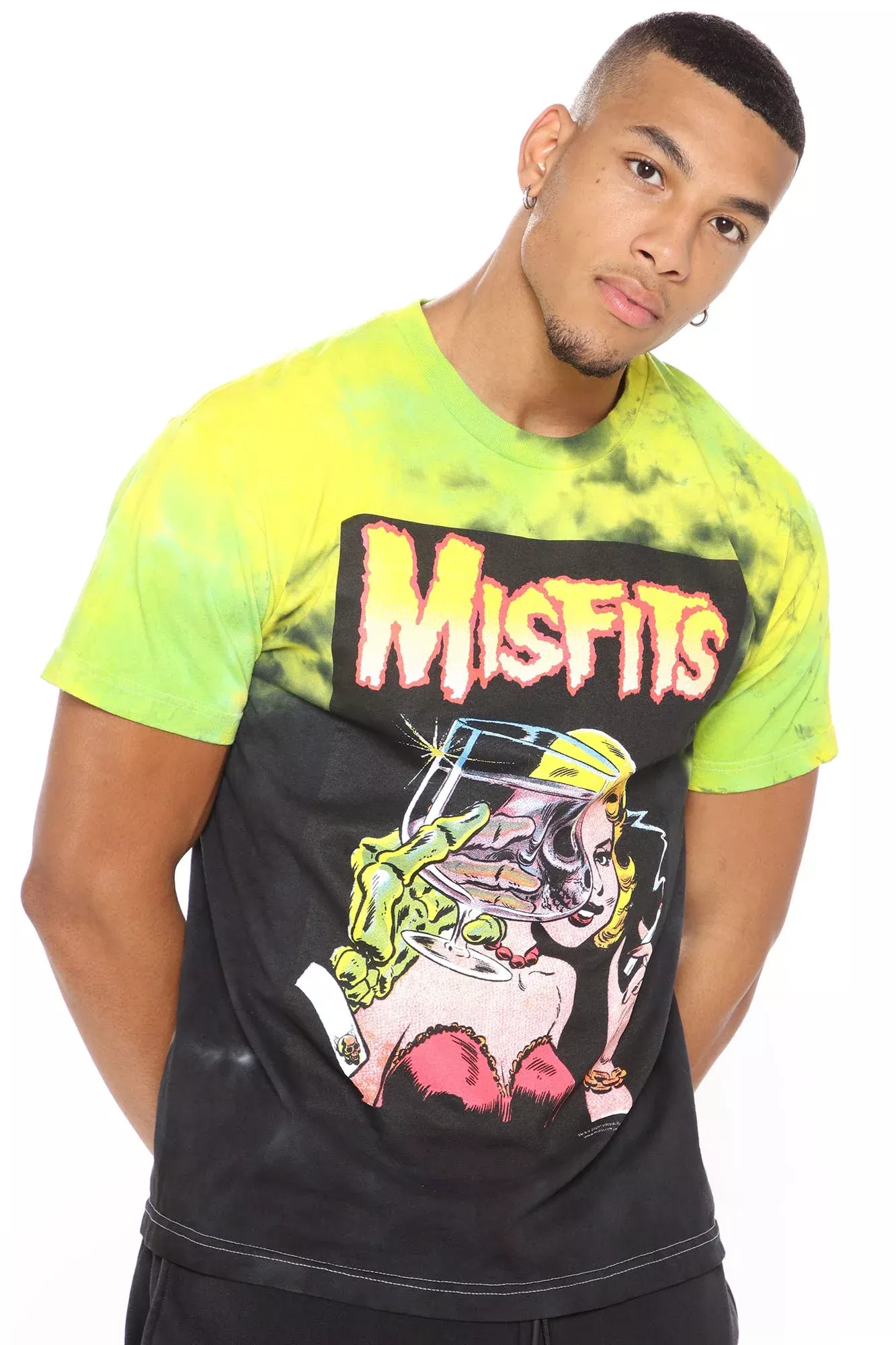 Classic Misfits Short Sleeve Tee - Black/combo