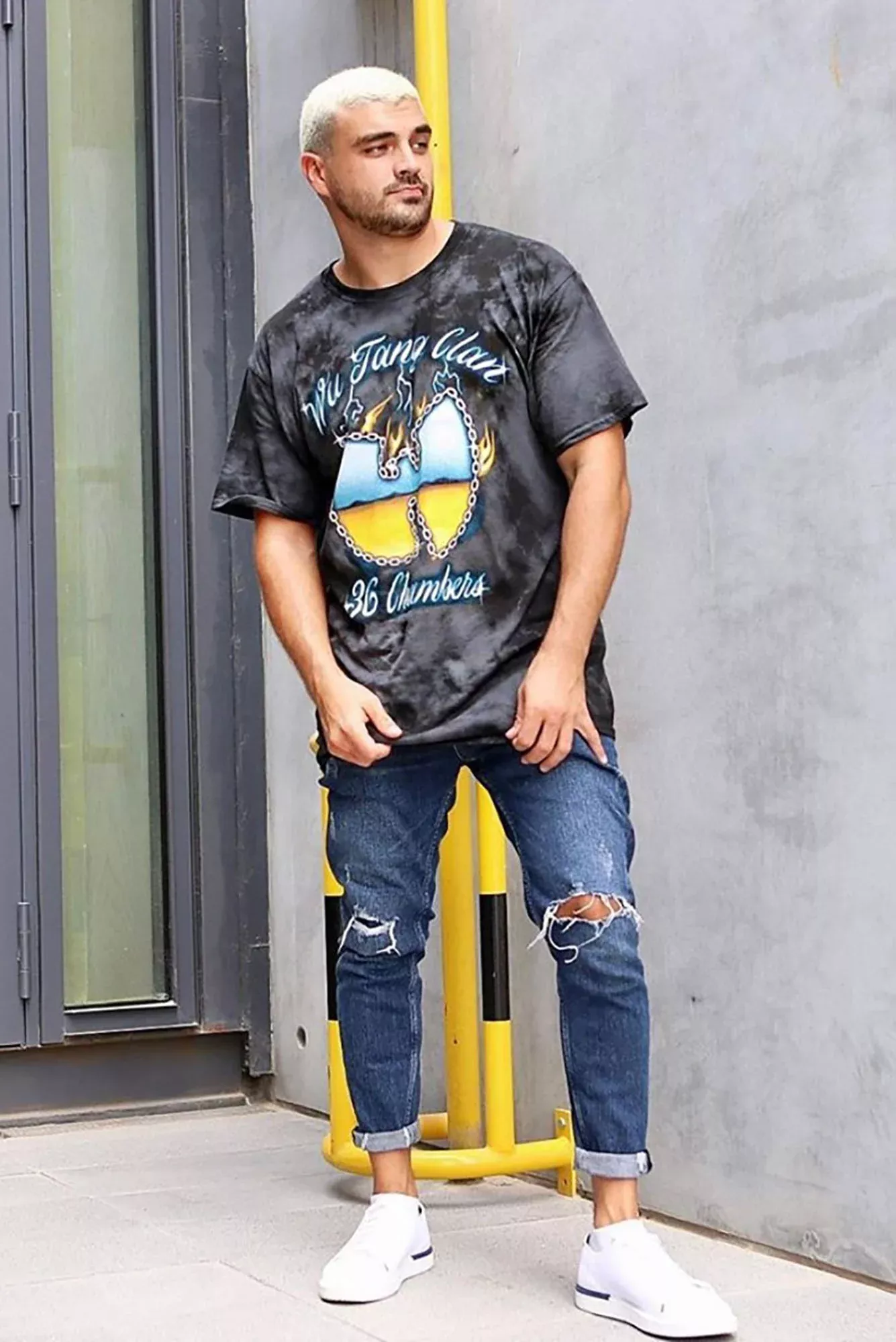 Classic Wu Tang Clan Short Sleeve Tee - Black/combo