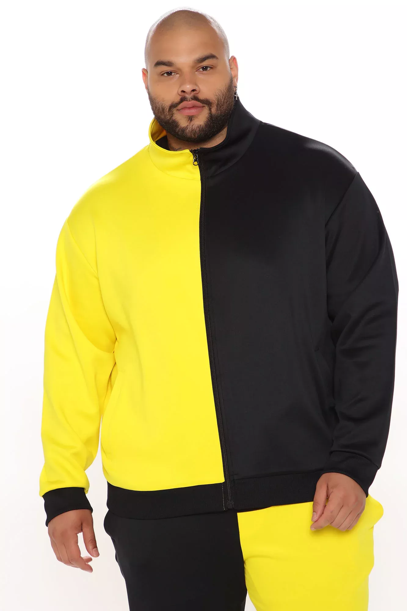 Corie Zip Up Jacket - Yellow/combo