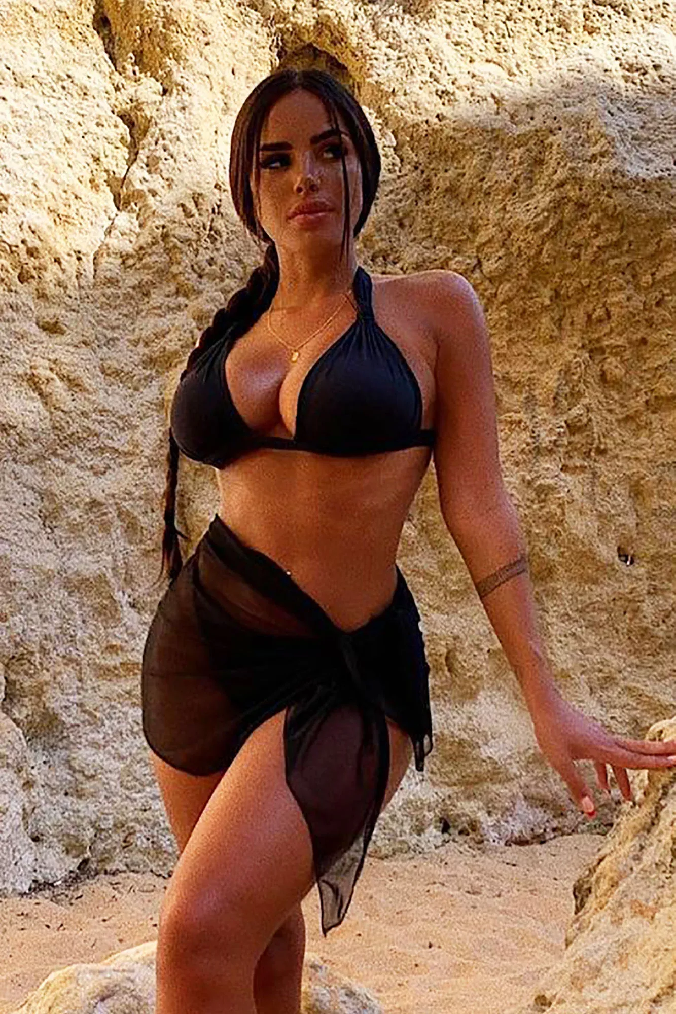 Cover Stories Swim Cover Up - Black