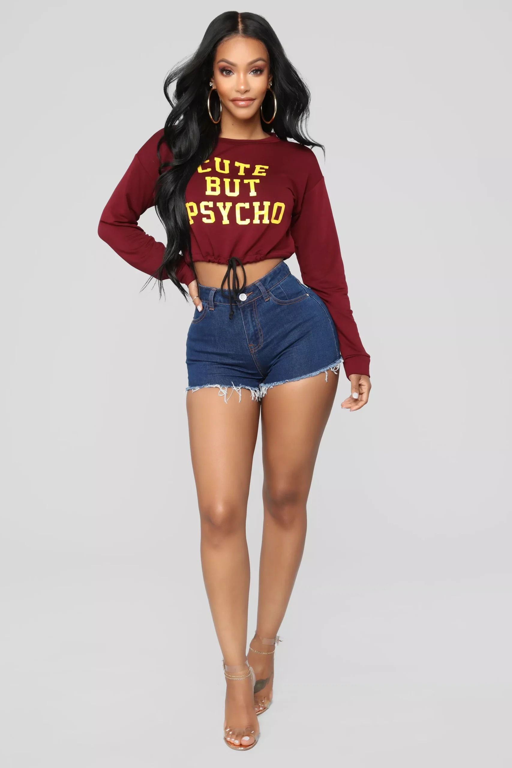A Fray A Day Denim Shorts - Dark Denim