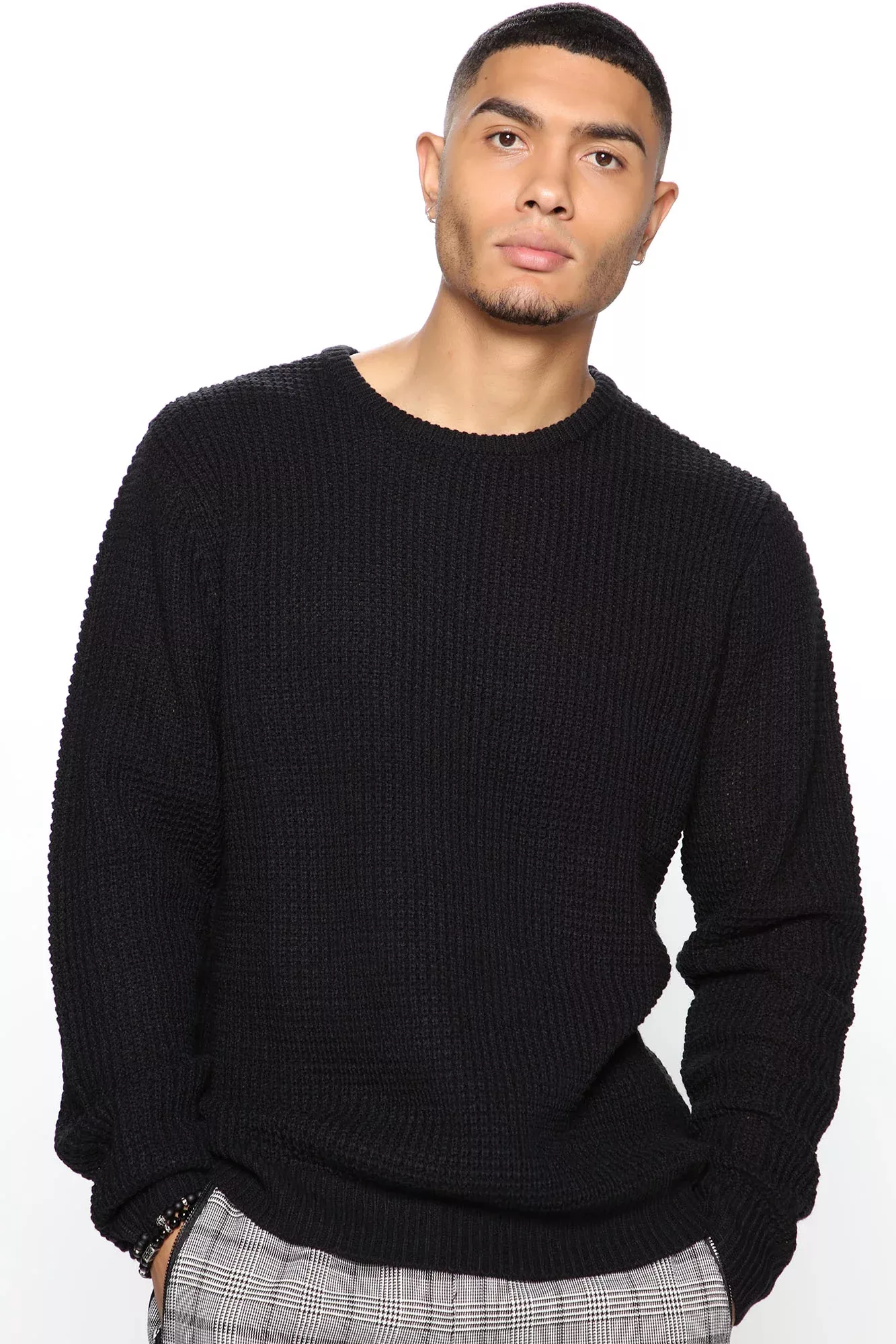 Jared Crewneck Sweater - Black