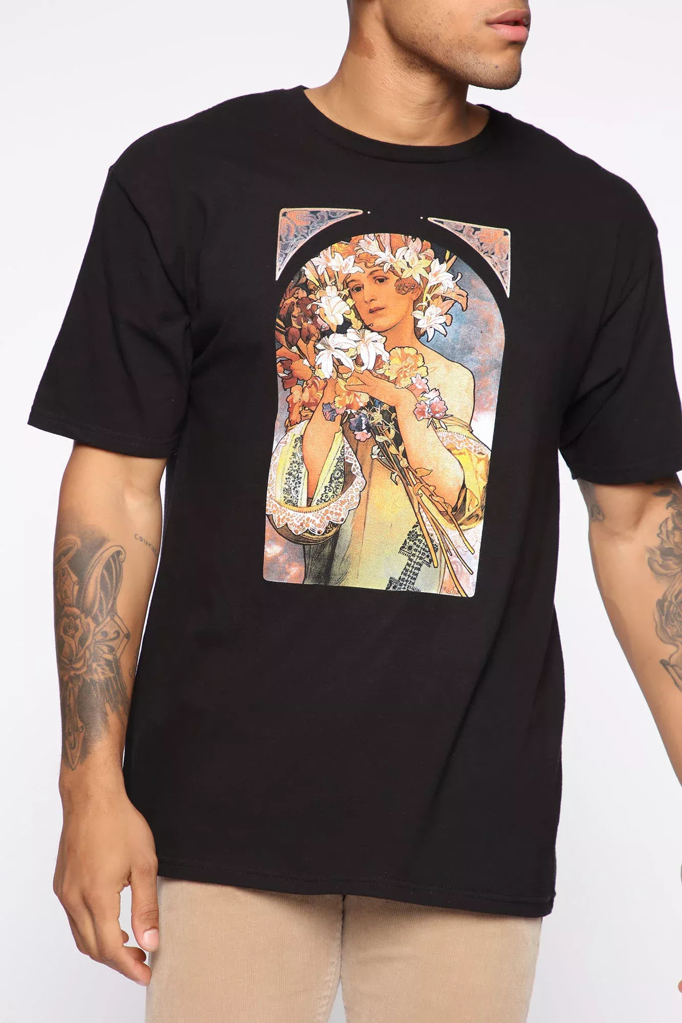 Lady Hope Short Sleeve Tee - Black/Combo