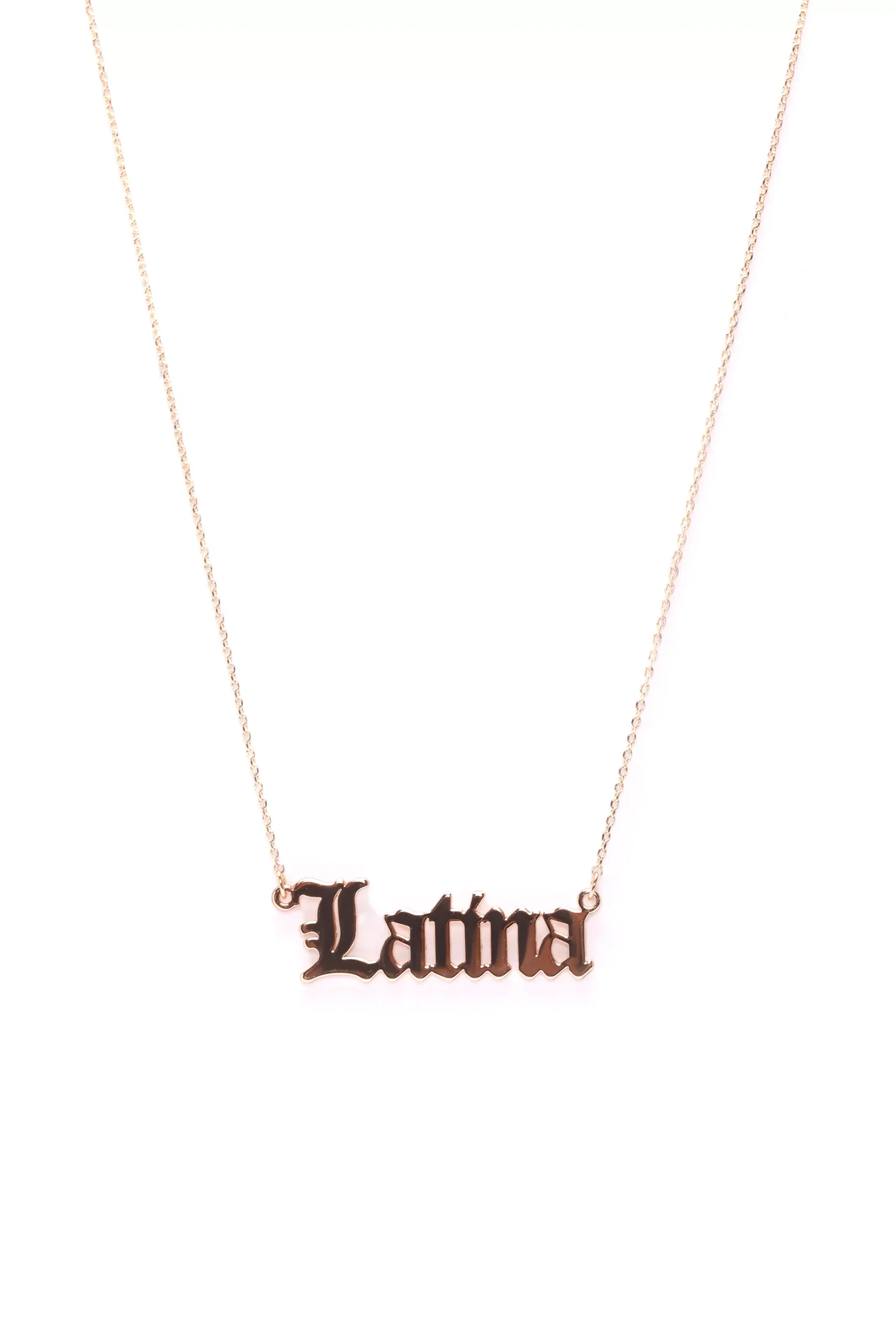 Latina Pendant Necklace - Gold