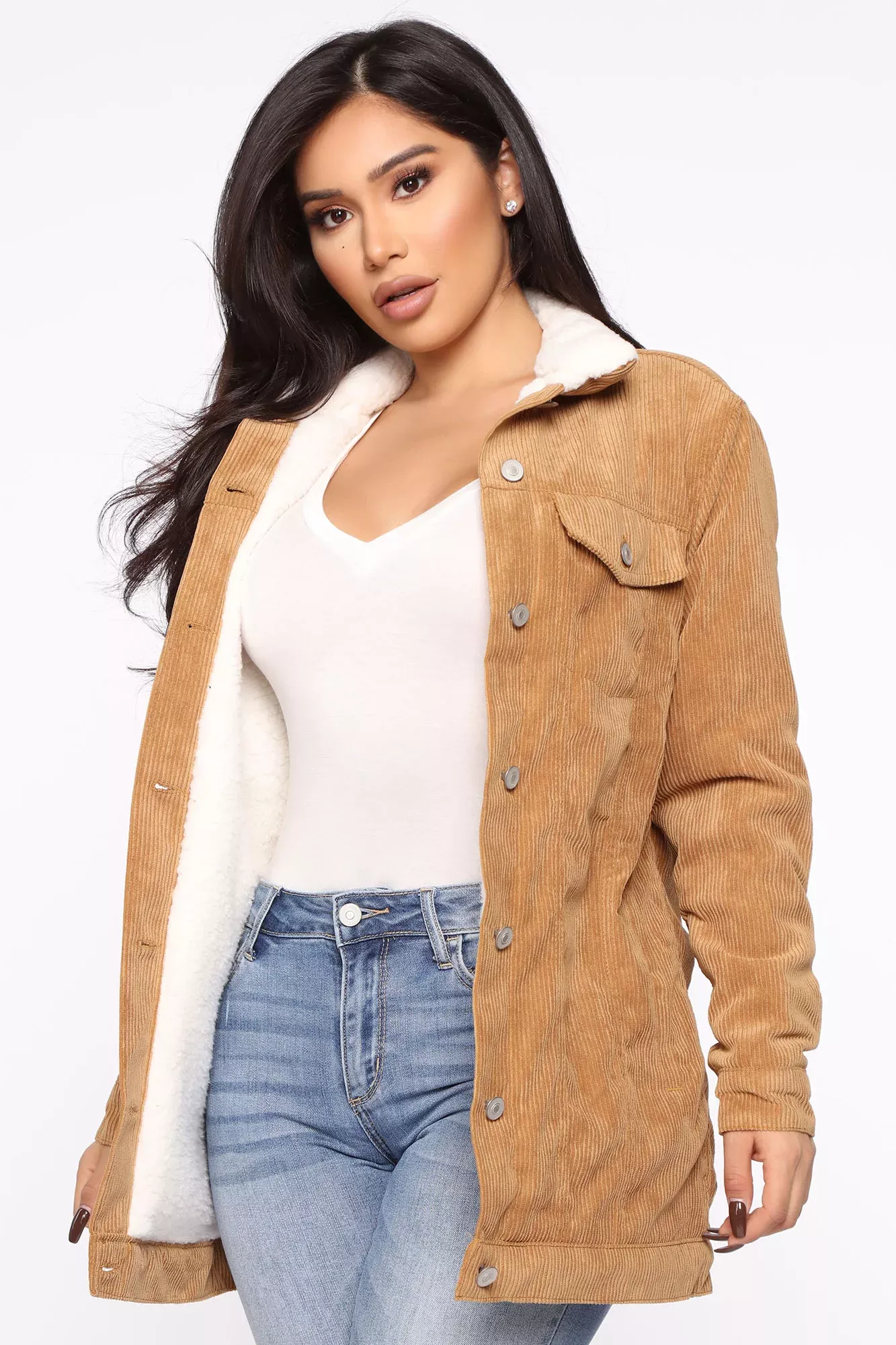 Life With Out You Jacket FN - Camel