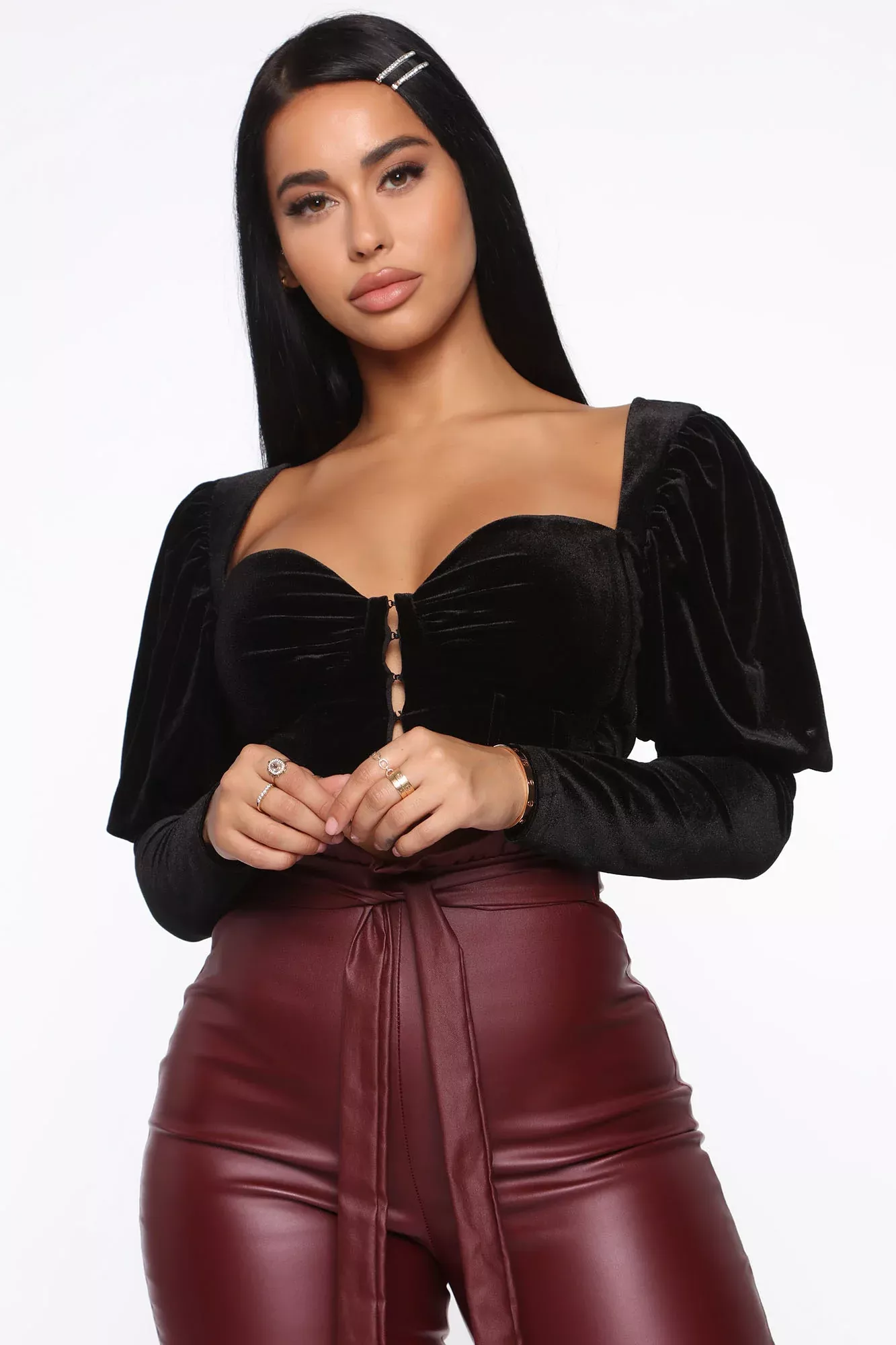Love Runs Deep Blouse - Black