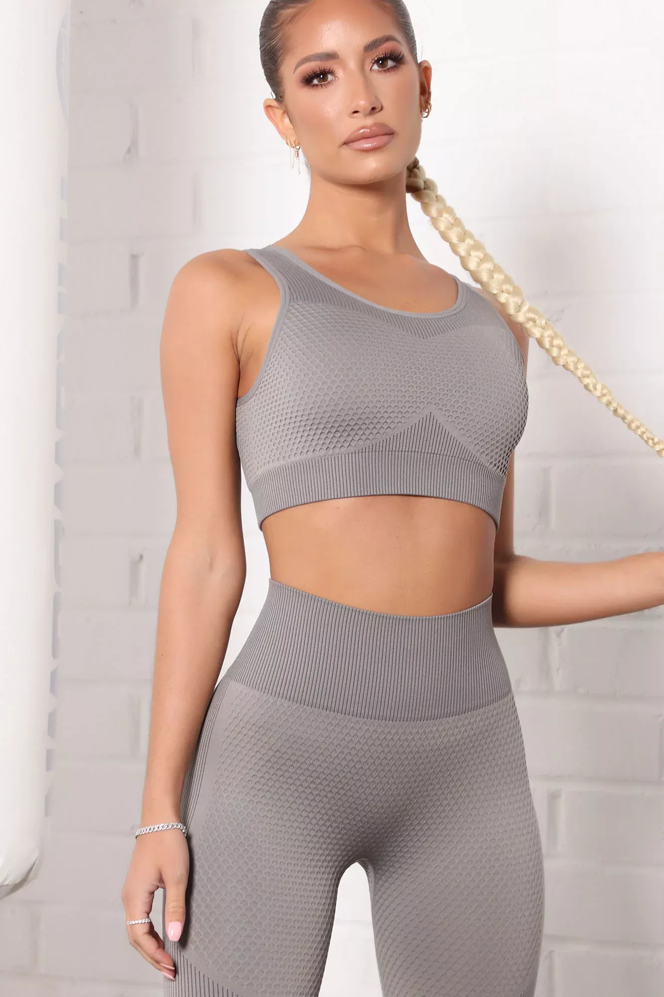 Matrix Infinity Seamless Sports Bra - Grey
