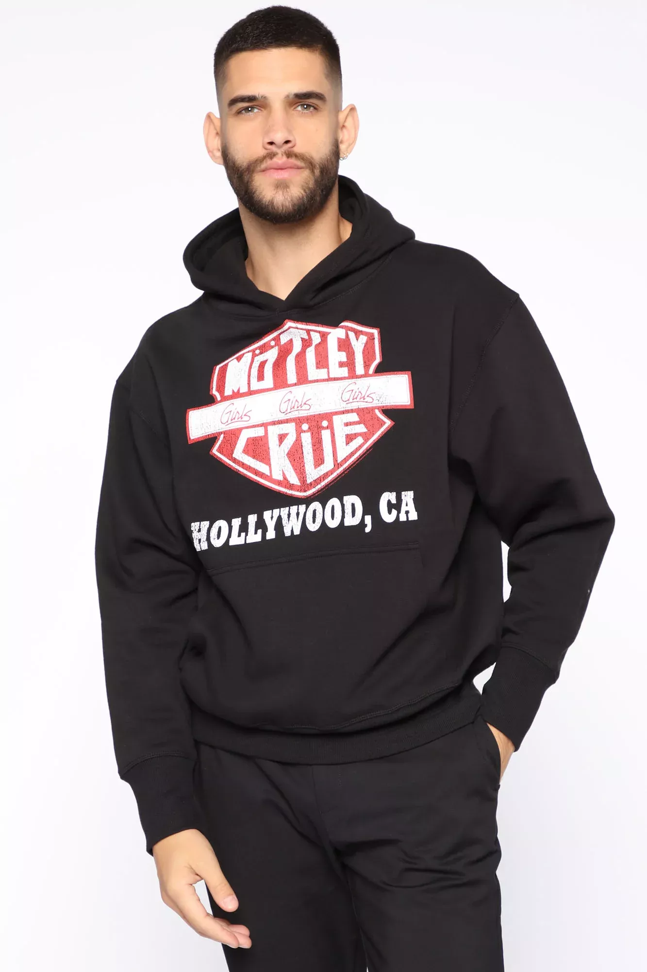 Motley Crue Hoodie - Black/Red