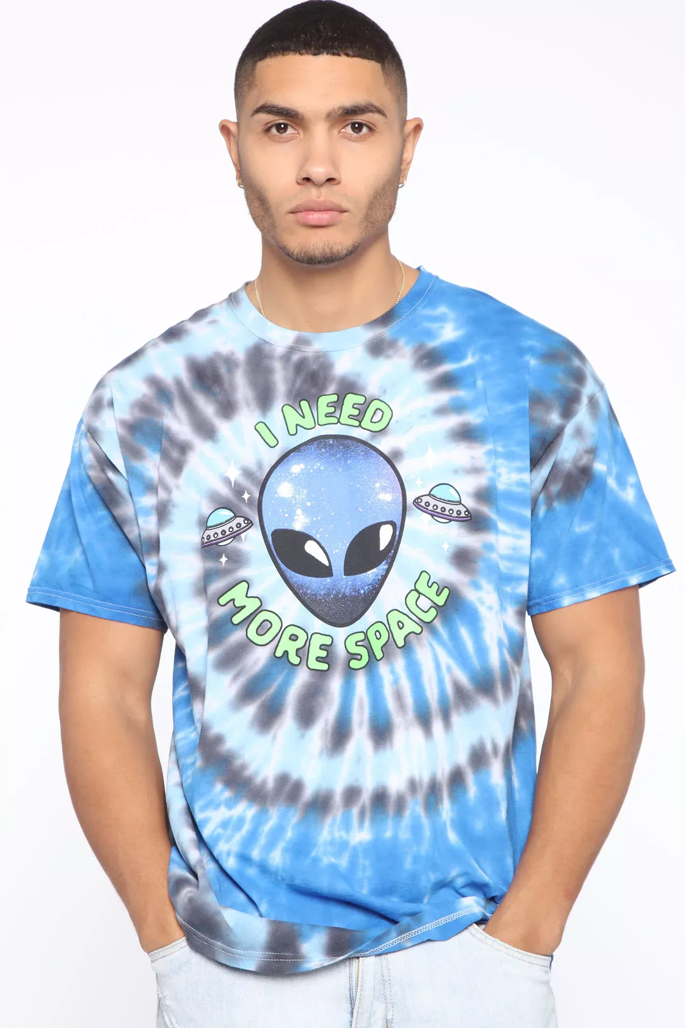Need Space Tie Dye Short Sleeve Tee - Multi Color