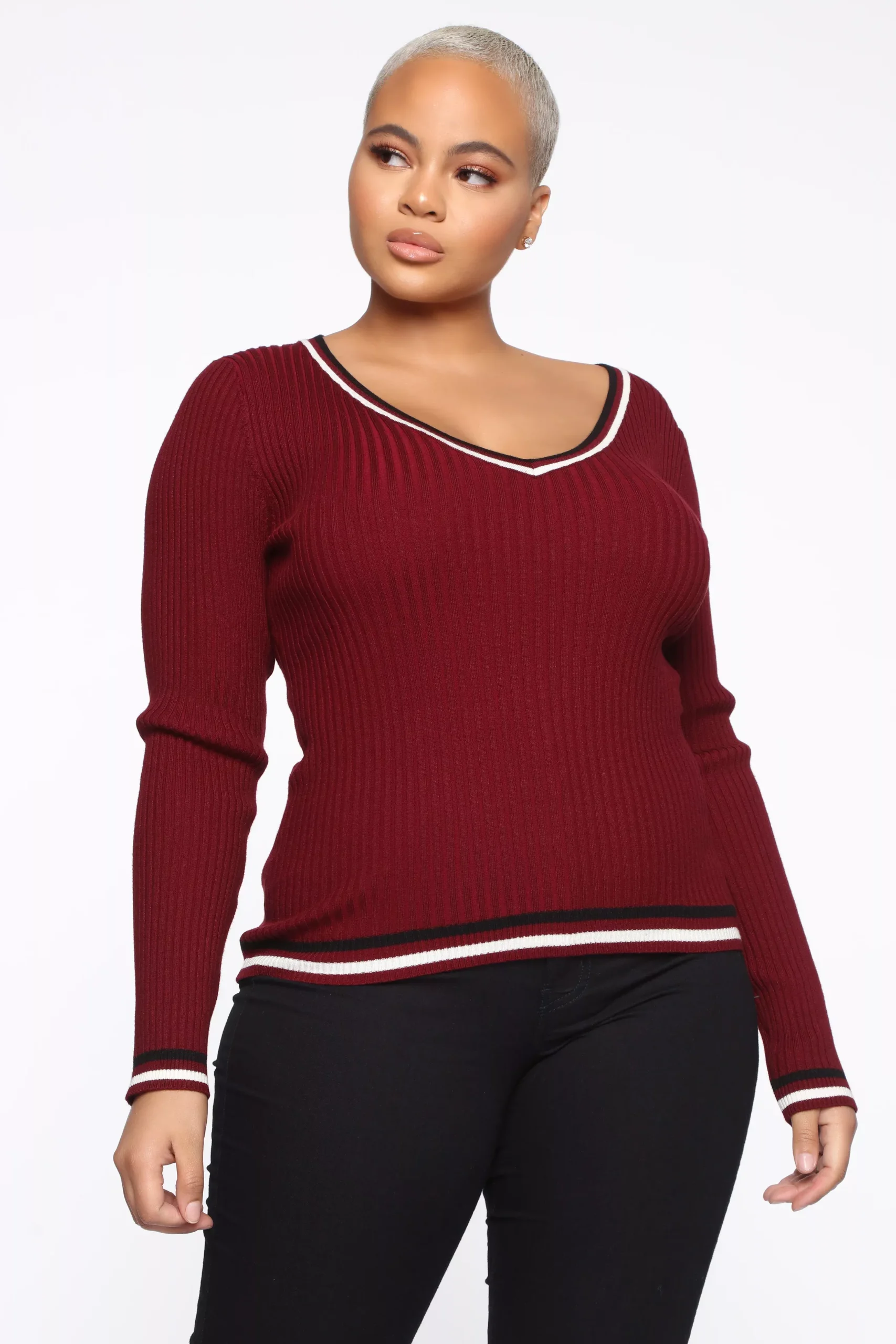 Needin' Extra Of You Top - Burgundy