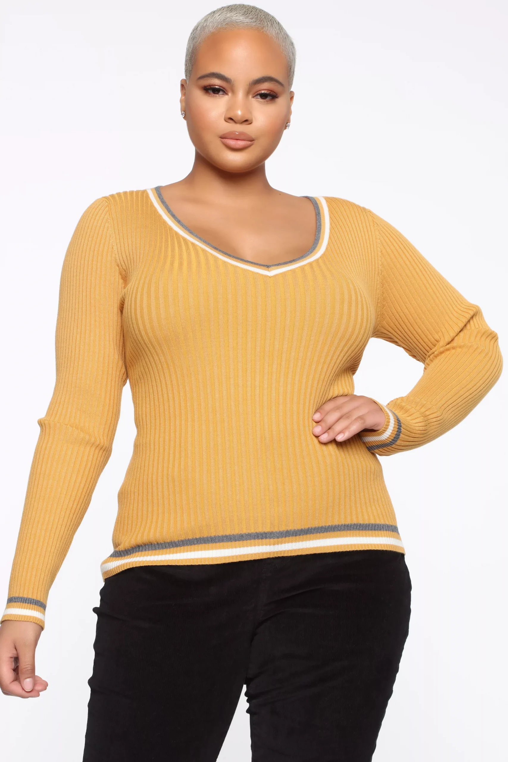 Needin' Extra Of You Top - Mustard
