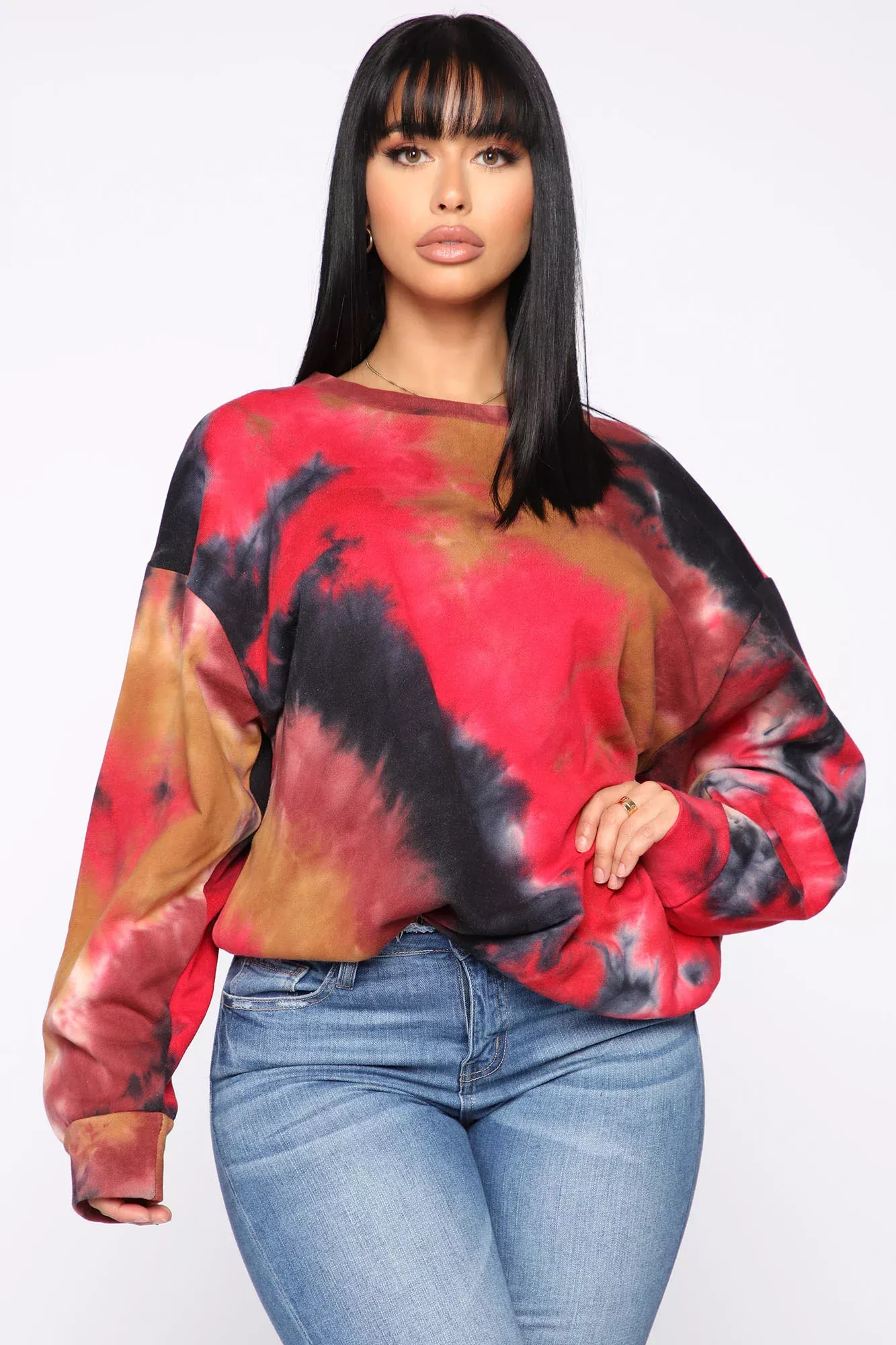 Not Blending In Tie Dye Top - Multi Color