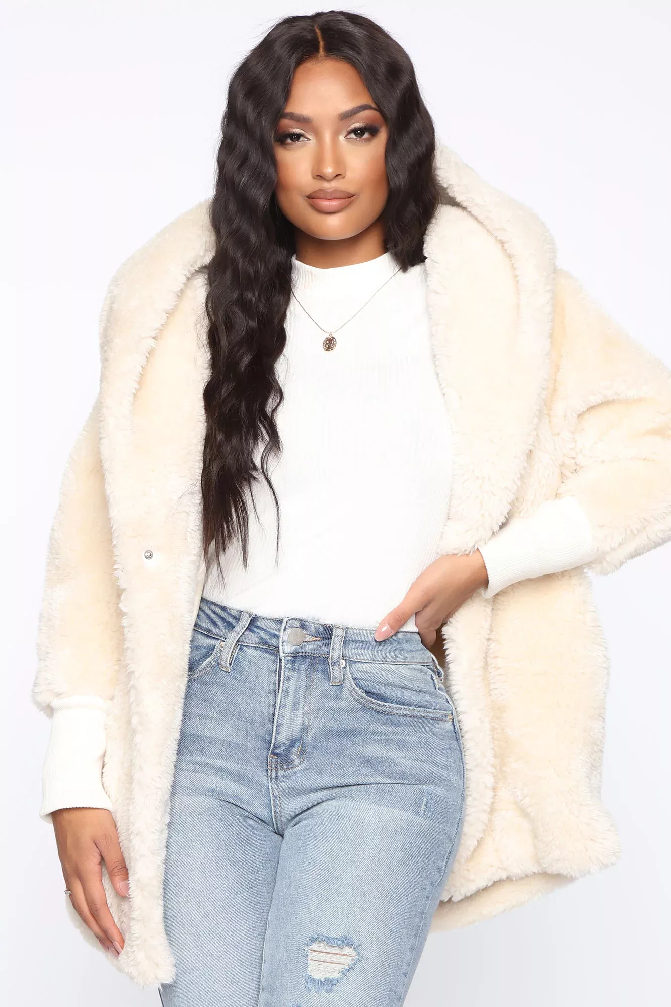 On Cloud Nine Cozy Jacket - Ivory