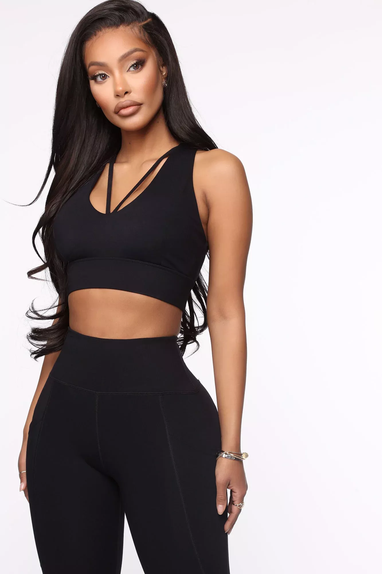 Passionate Sports Bra In Power Flex - Black