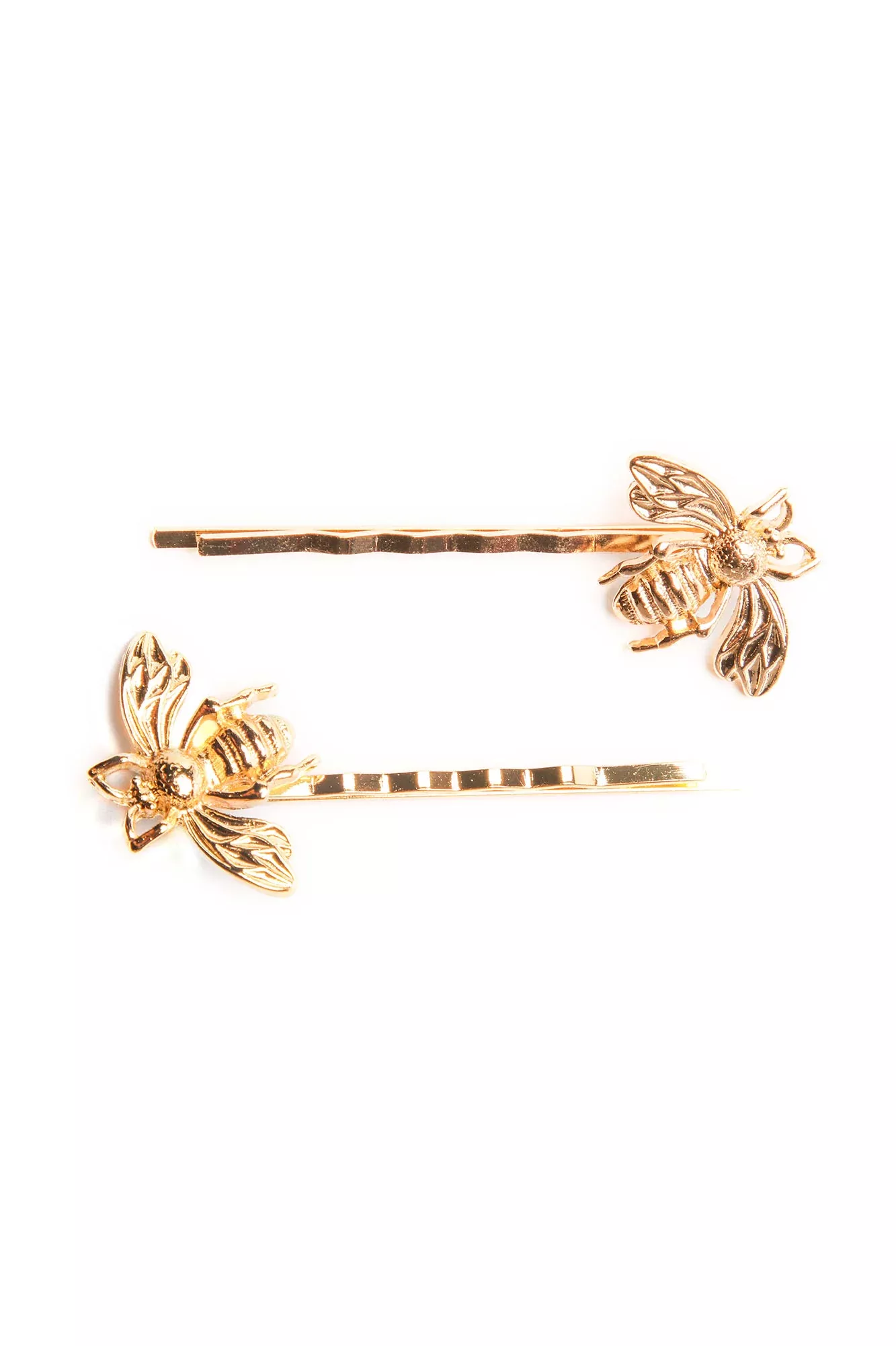 Queen Bee Hair Pin Set - Gold