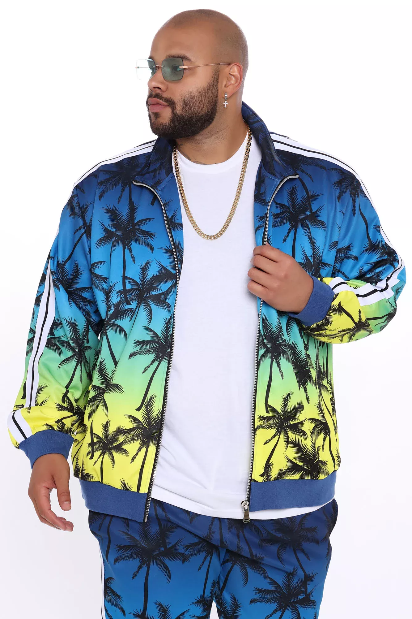 Rico Track Jacket - Blue/combo