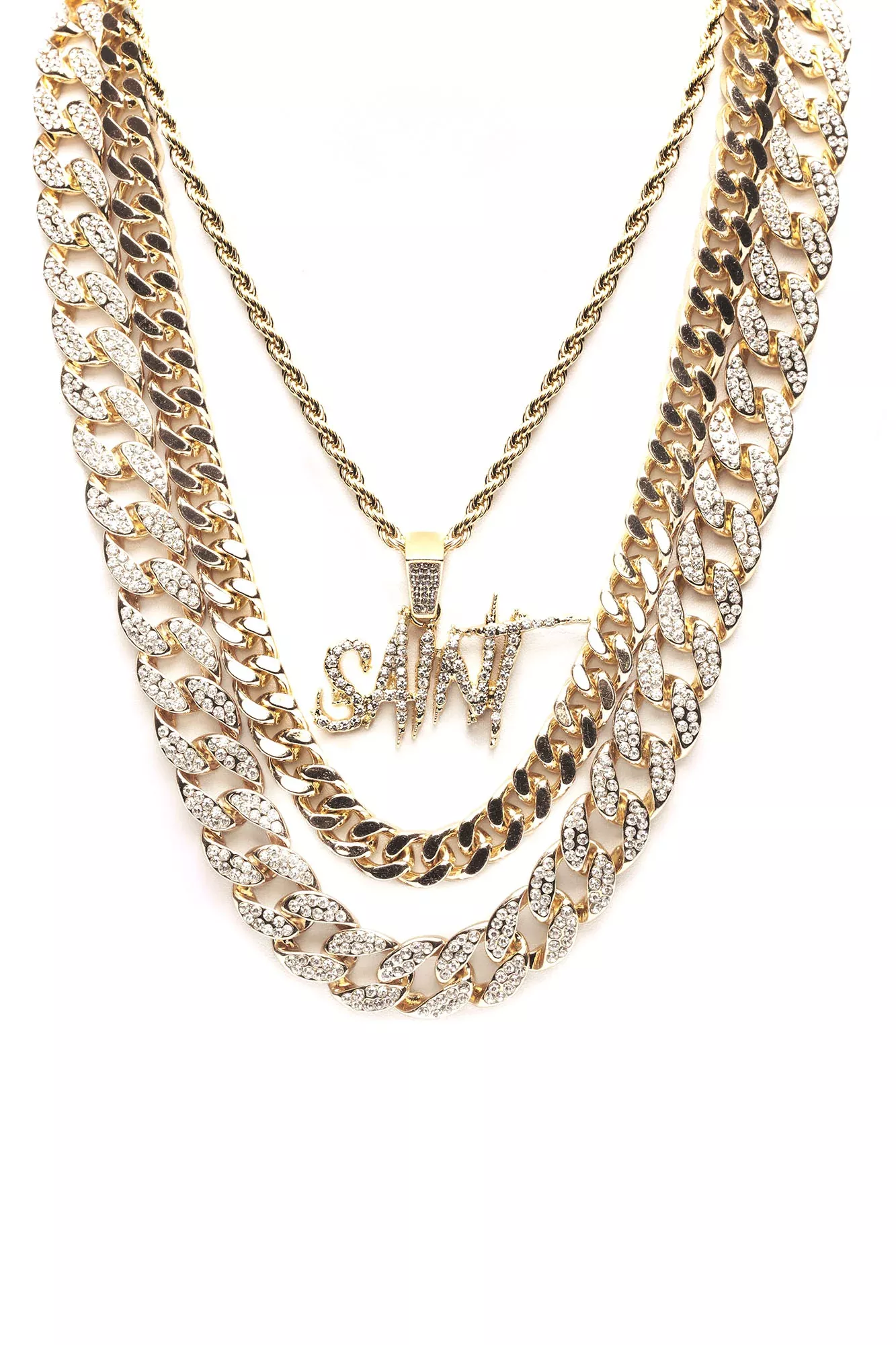 Saint Gold Chain Set - Gold