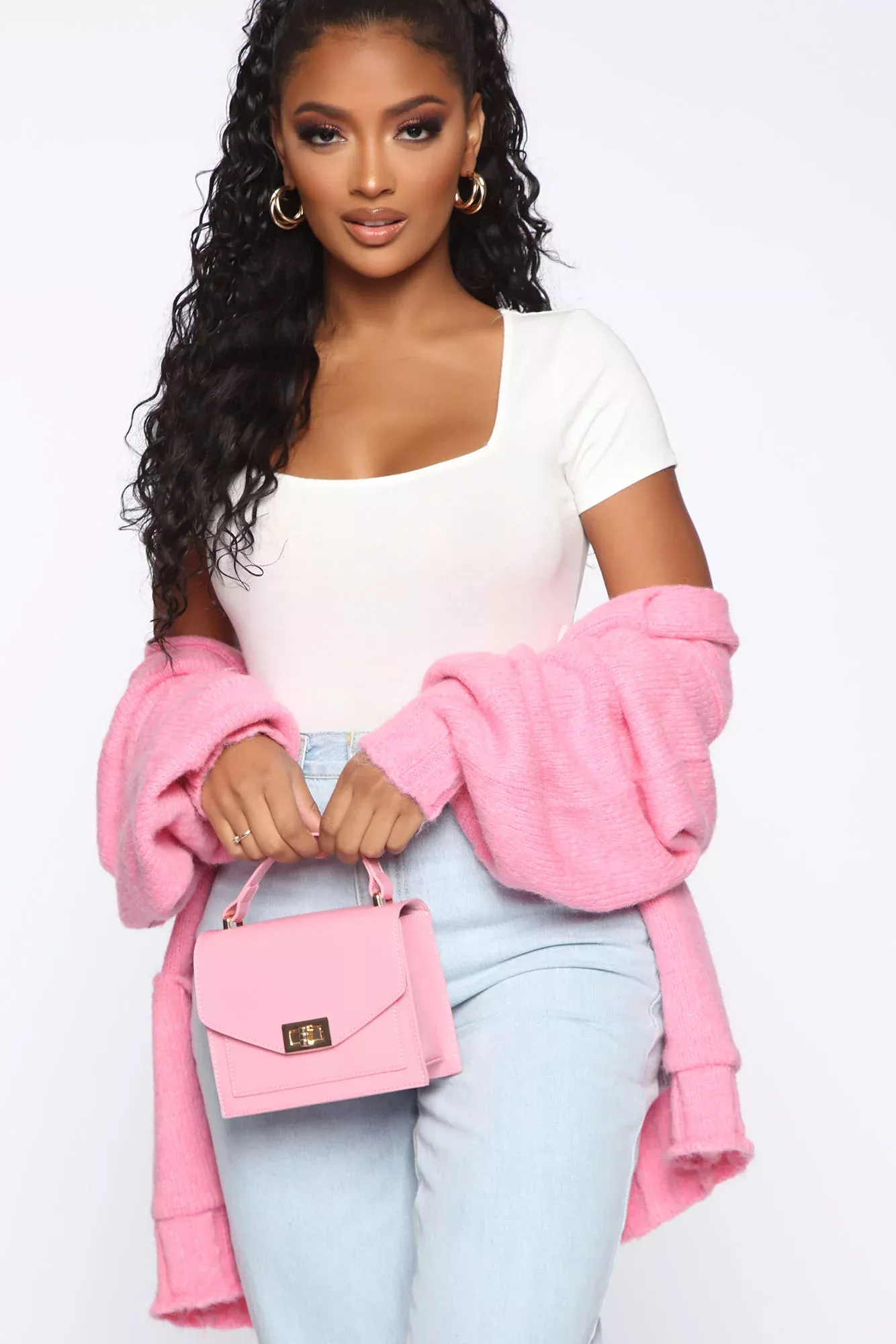 She'll Betray You Crossbody - Pink