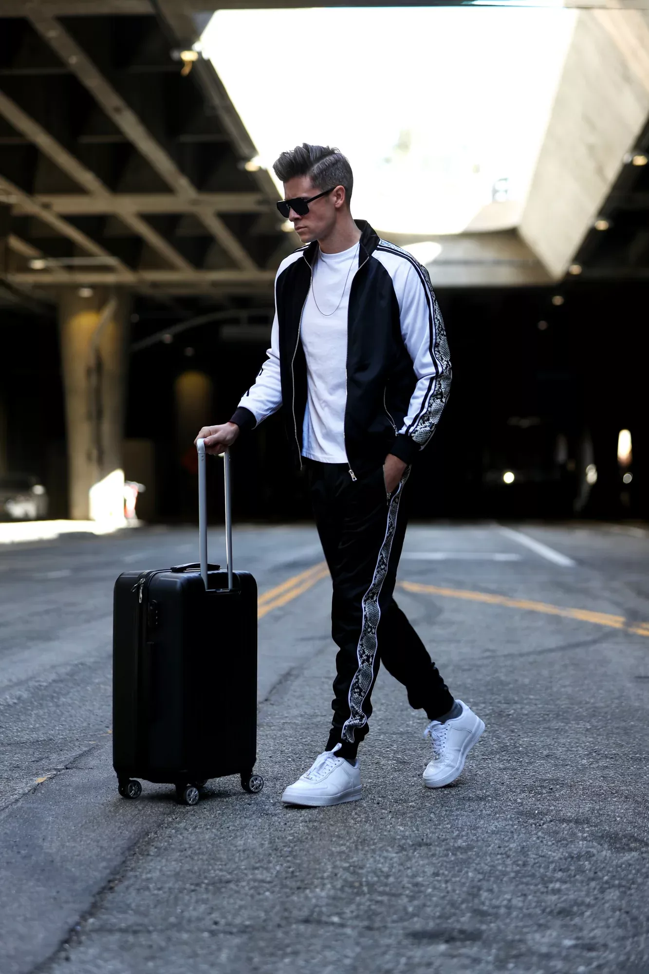 Snake Bite Track Jacket - Black/combo