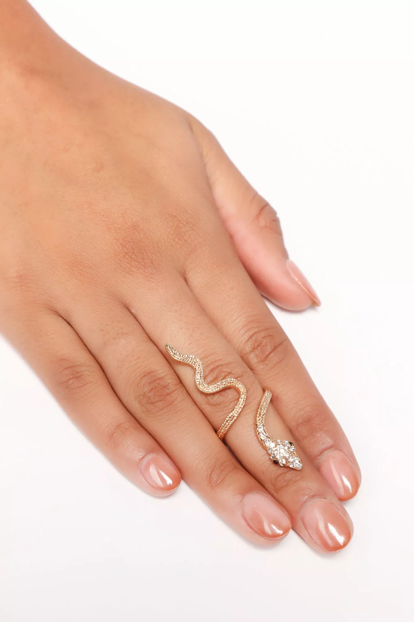 Snakes All Over Ring - Gold