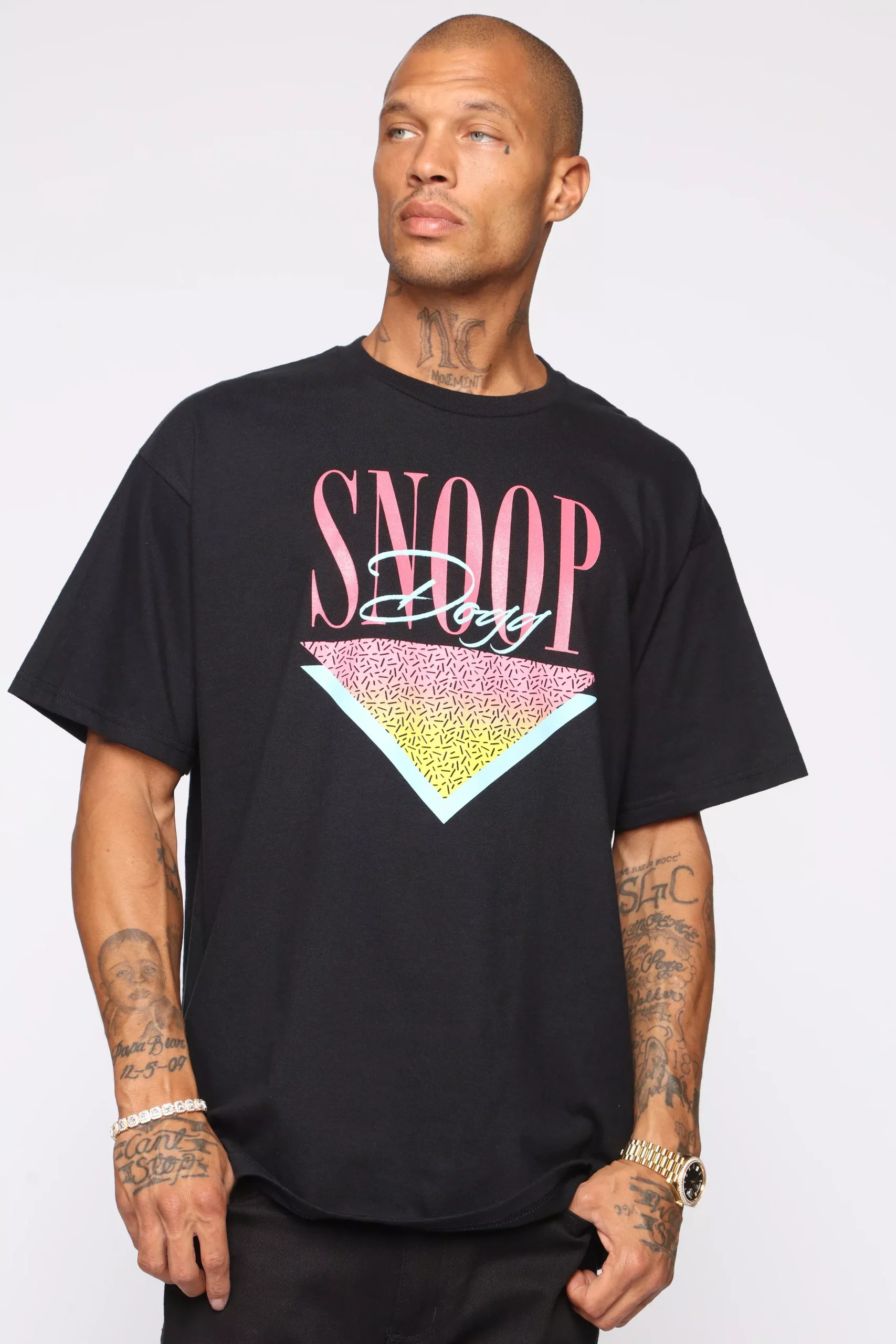 Snoop Short Sleeve Tee - Black/combo