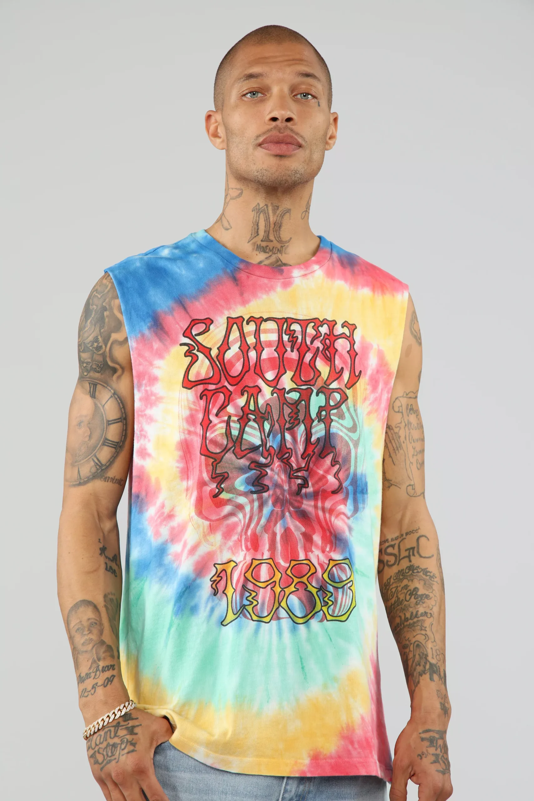 South Camp Sleeveless Tank Top - Multi