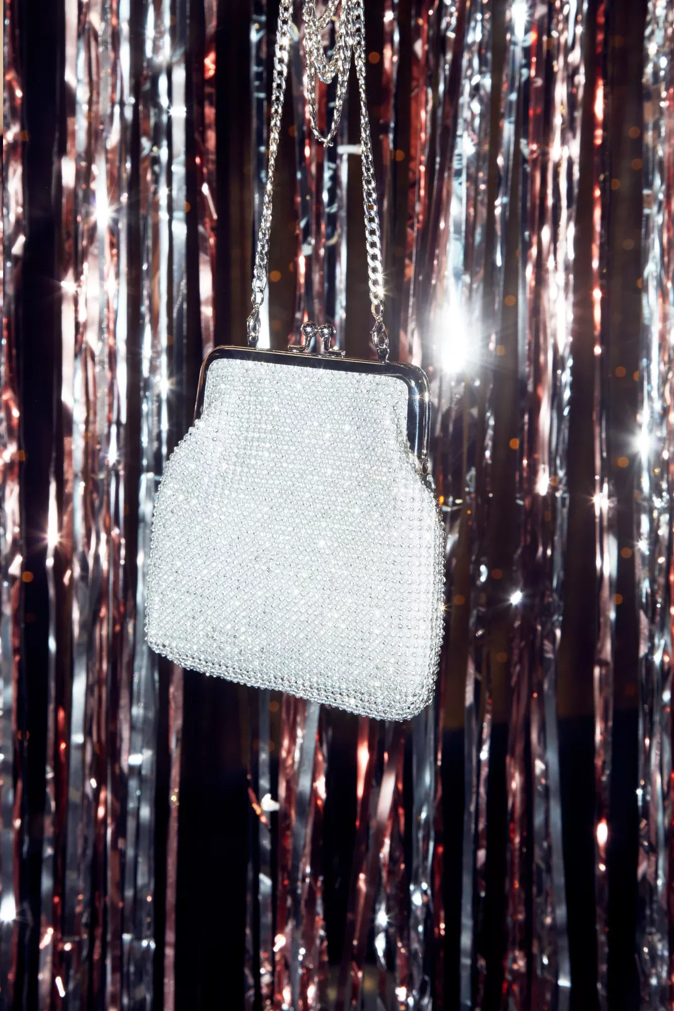 Stella Mini Pouch Bag - Silver