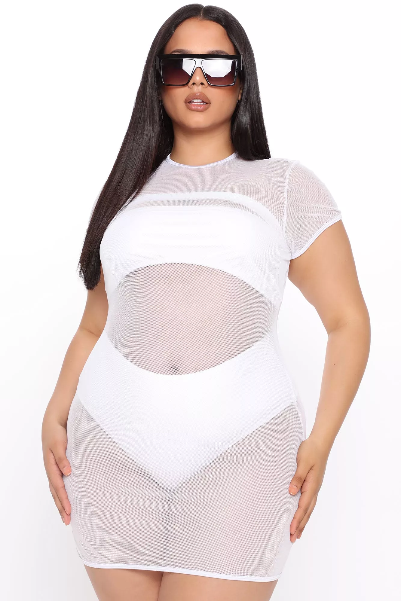 Sunshine Coverup Dress - White